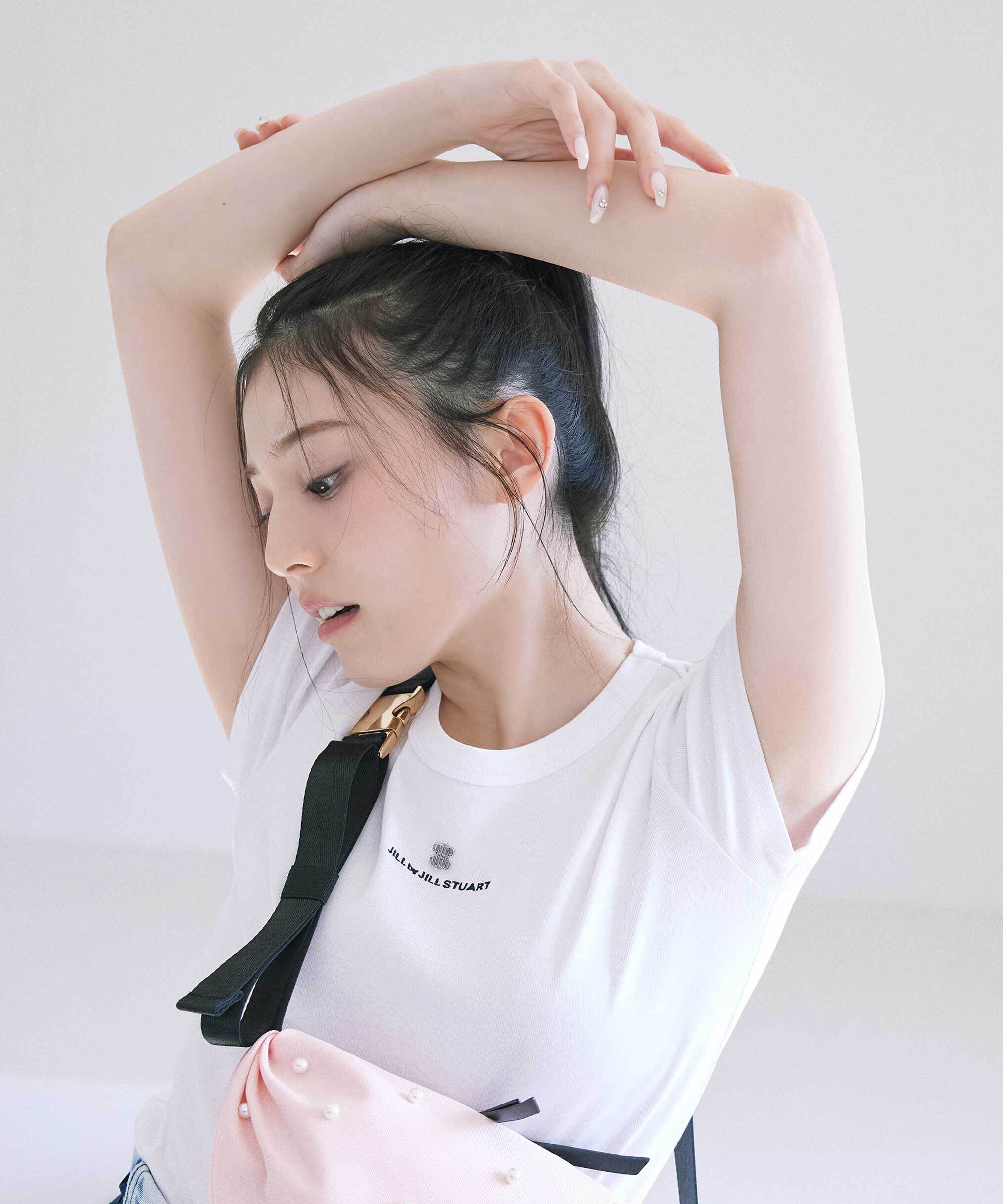  「コンパクトワンポイントロゴTシャツ」|Tシャツ・カットソー|ホワイト