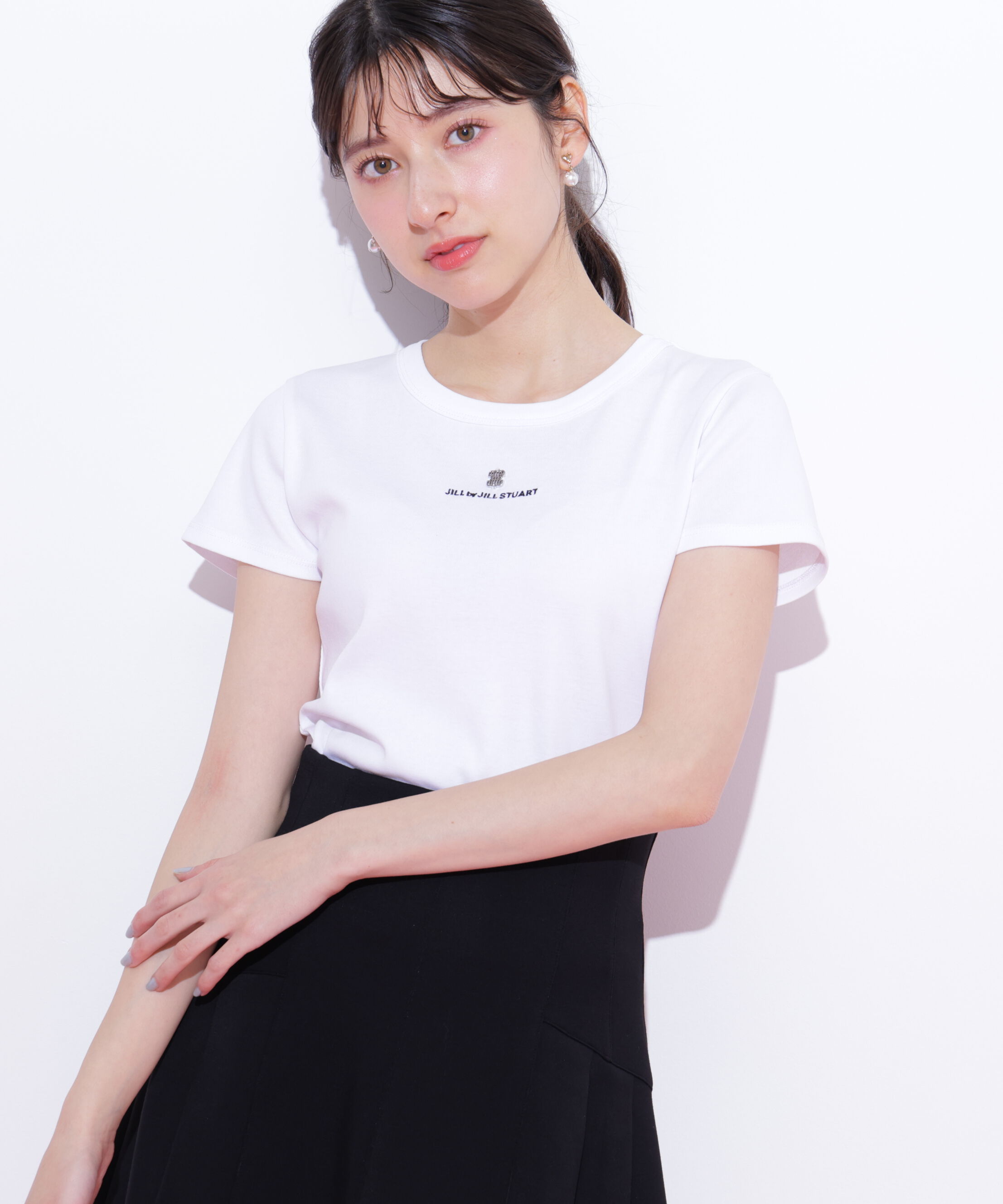  「コンパクトワンポイントロゴTシャツ」|Tシャツ・カットソー|