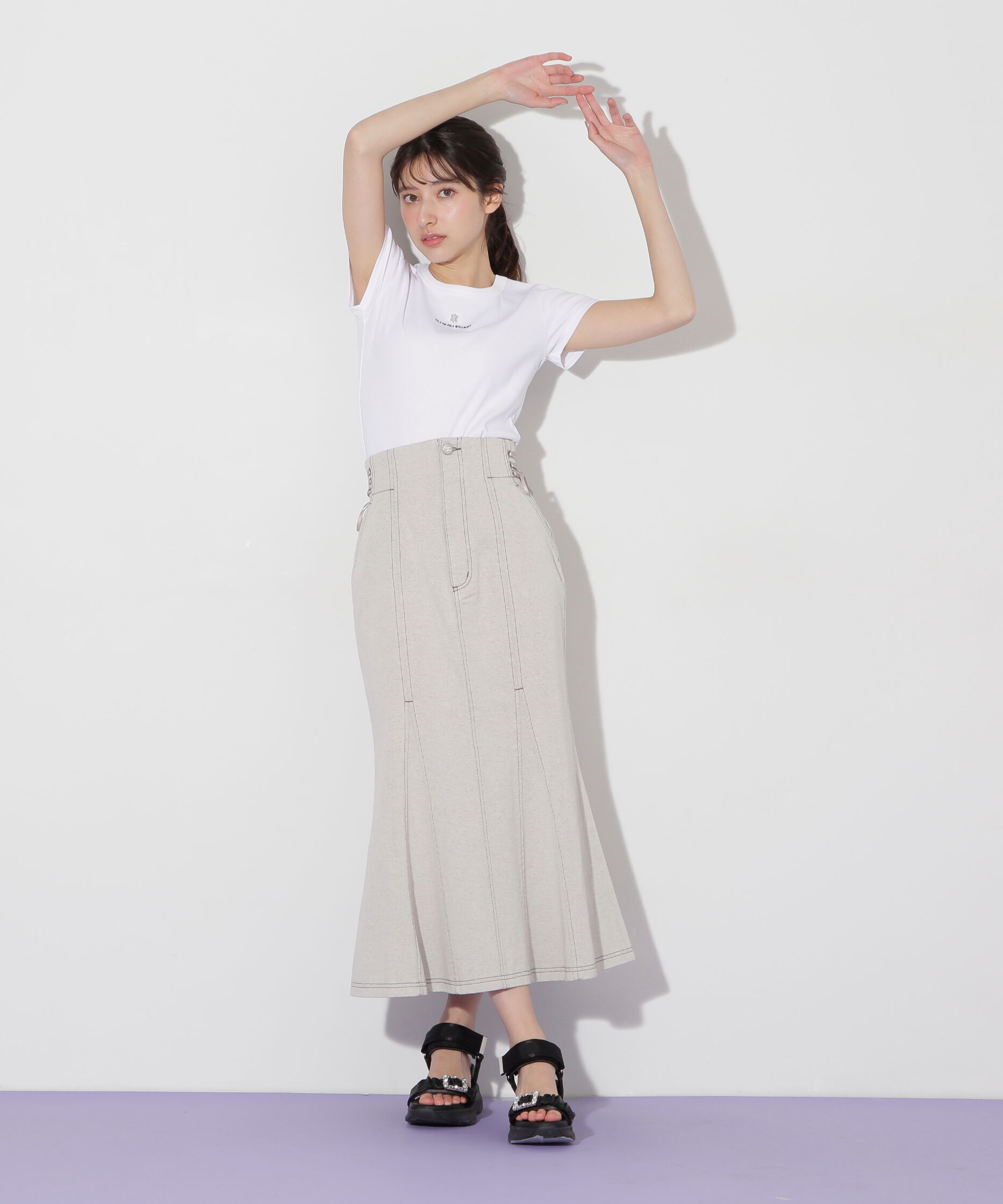  「コンパクトワンポイントロゴTシャツ」|Tシャツ・カットソー|