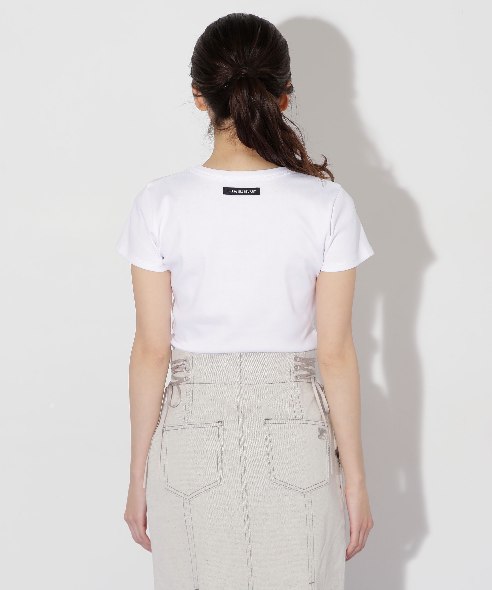  「コンパクトワンポイントロゴTシャツ」|Tシャツ・カットソー|