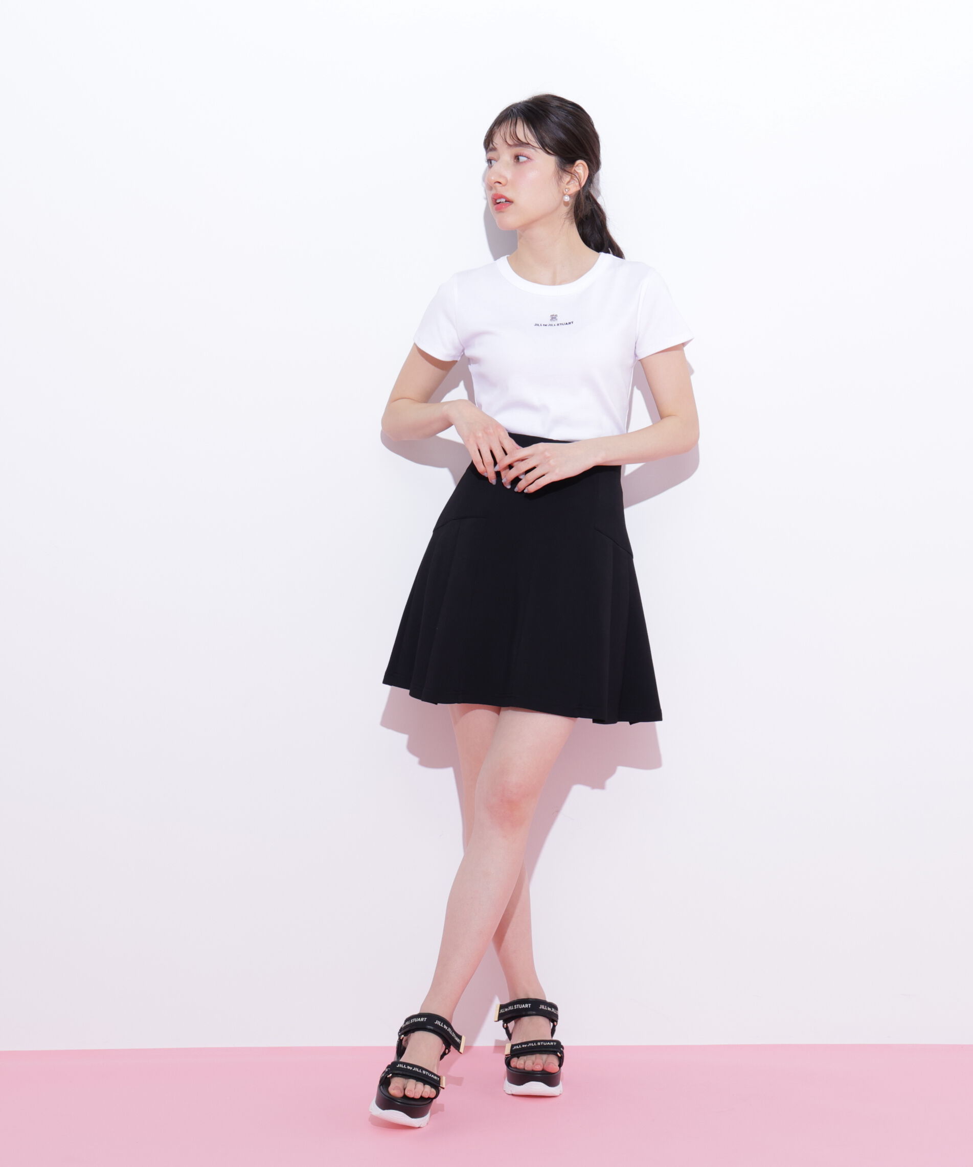  「コンパクトワンポイントロゴTシャツ」|Tシャツ・カットソー|