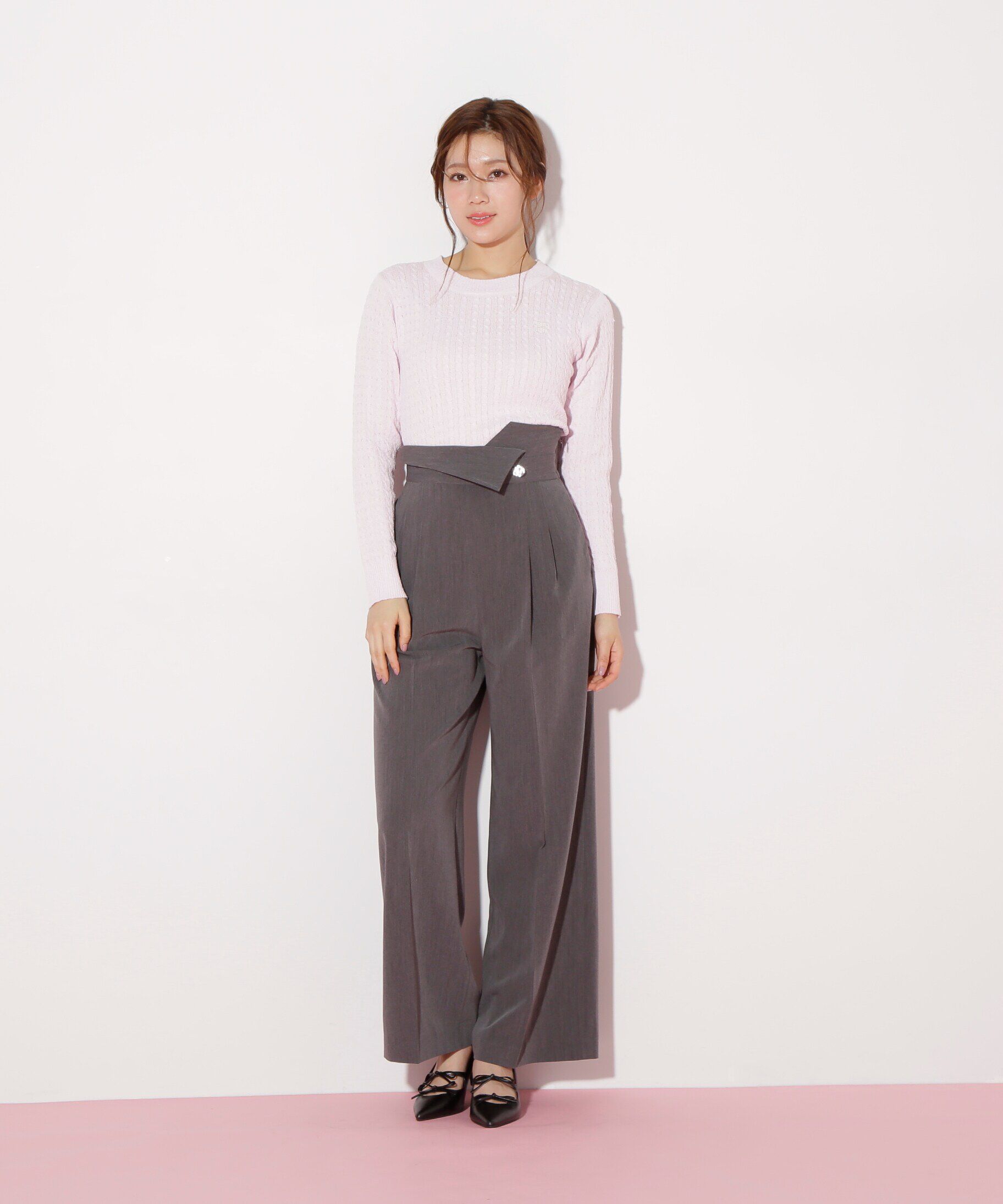  「アシメウエストメタル釦パンツ」|その他|