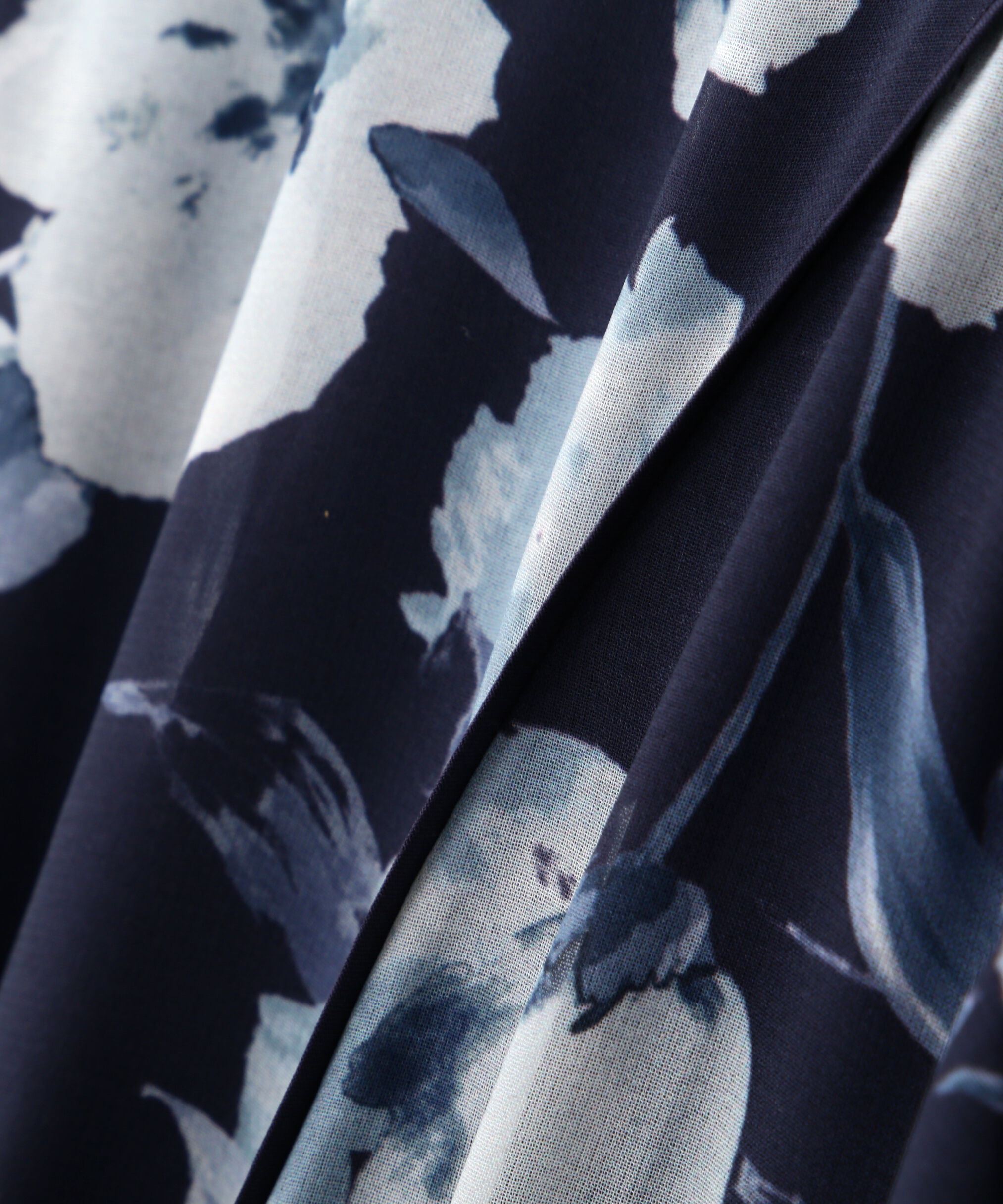  「フラワープリントバイカラーワンピース」|ワンピース|