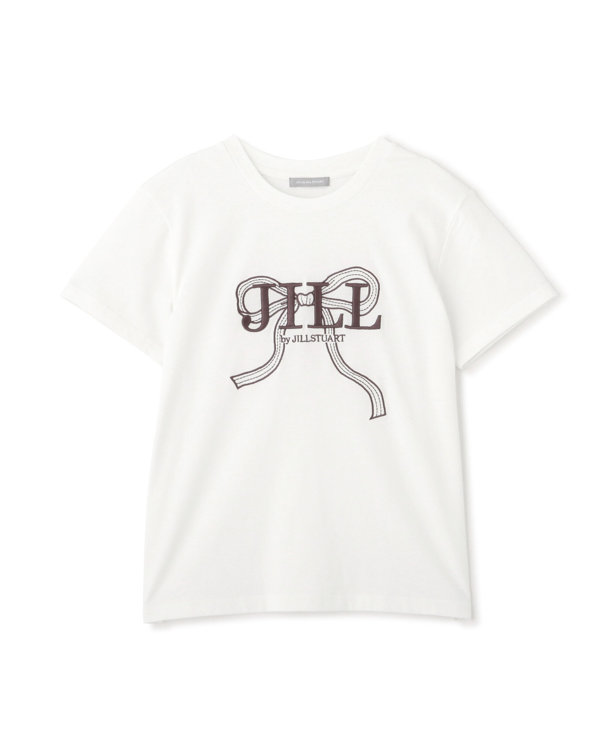  「ビッグリボンロゴ刺繍Tシャツ」|Tシャツ・カットソー|