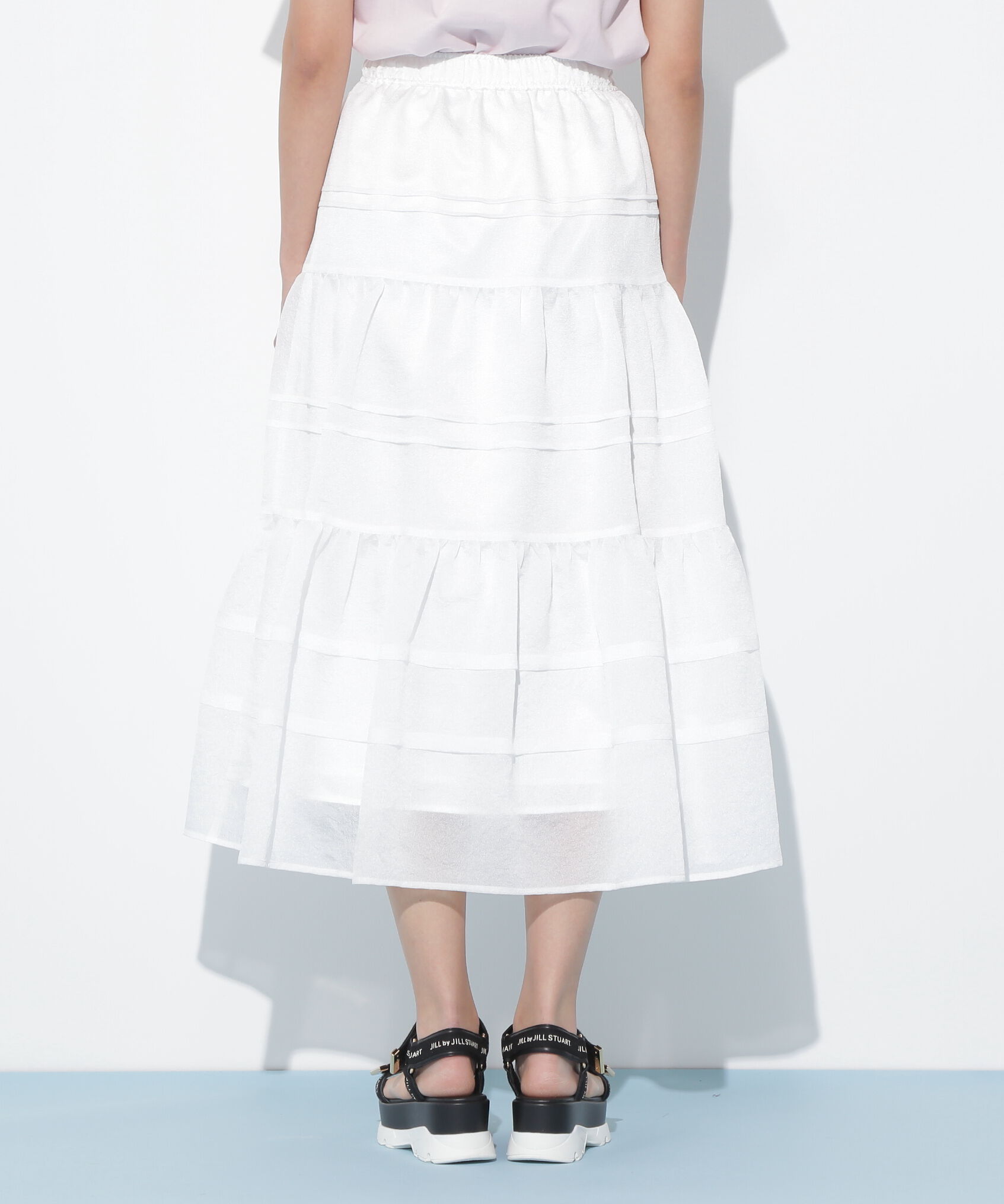  「タックティアードシアースカート」|スカート|