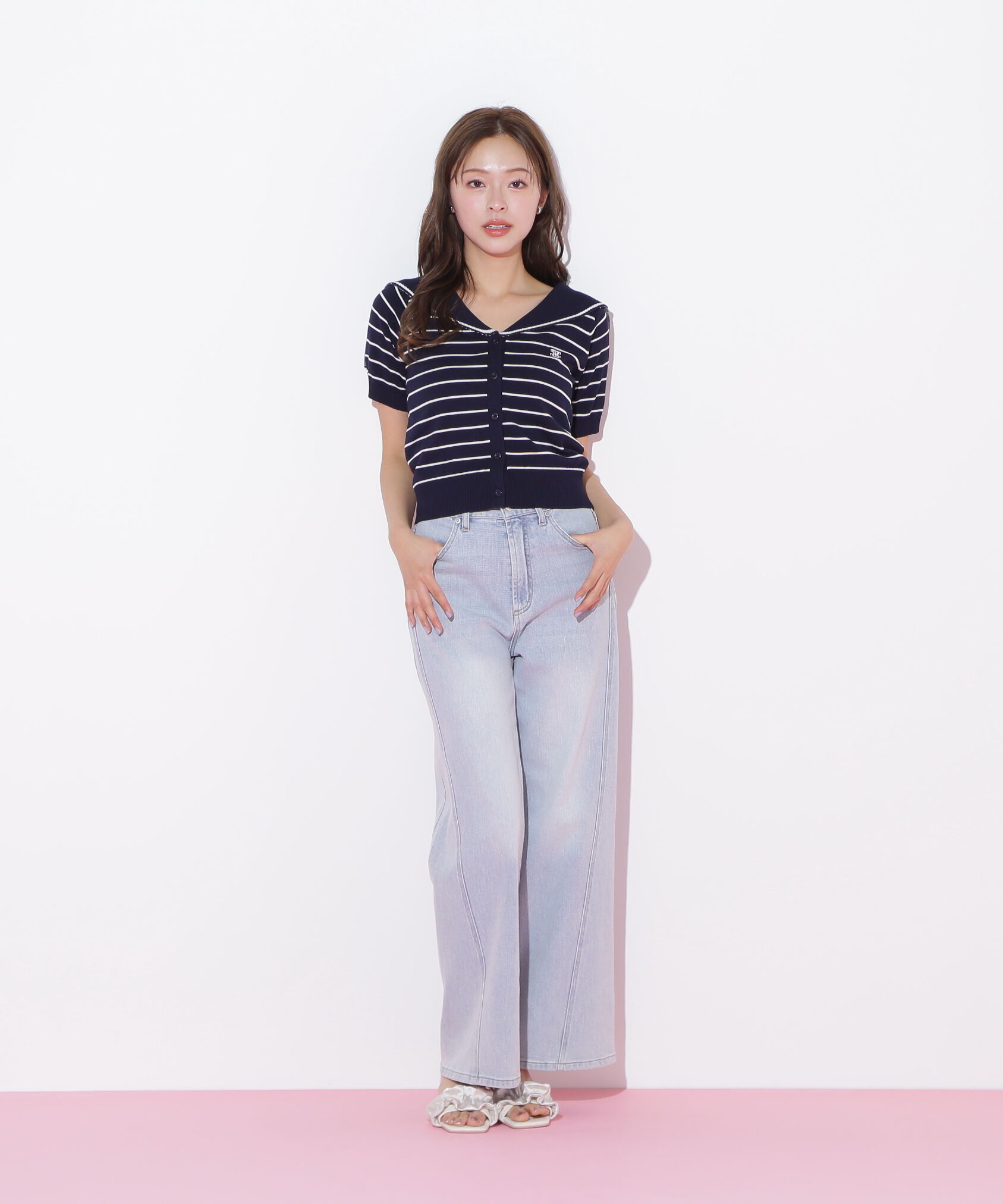  「セーラーカラーニット」|ニット・セーター|