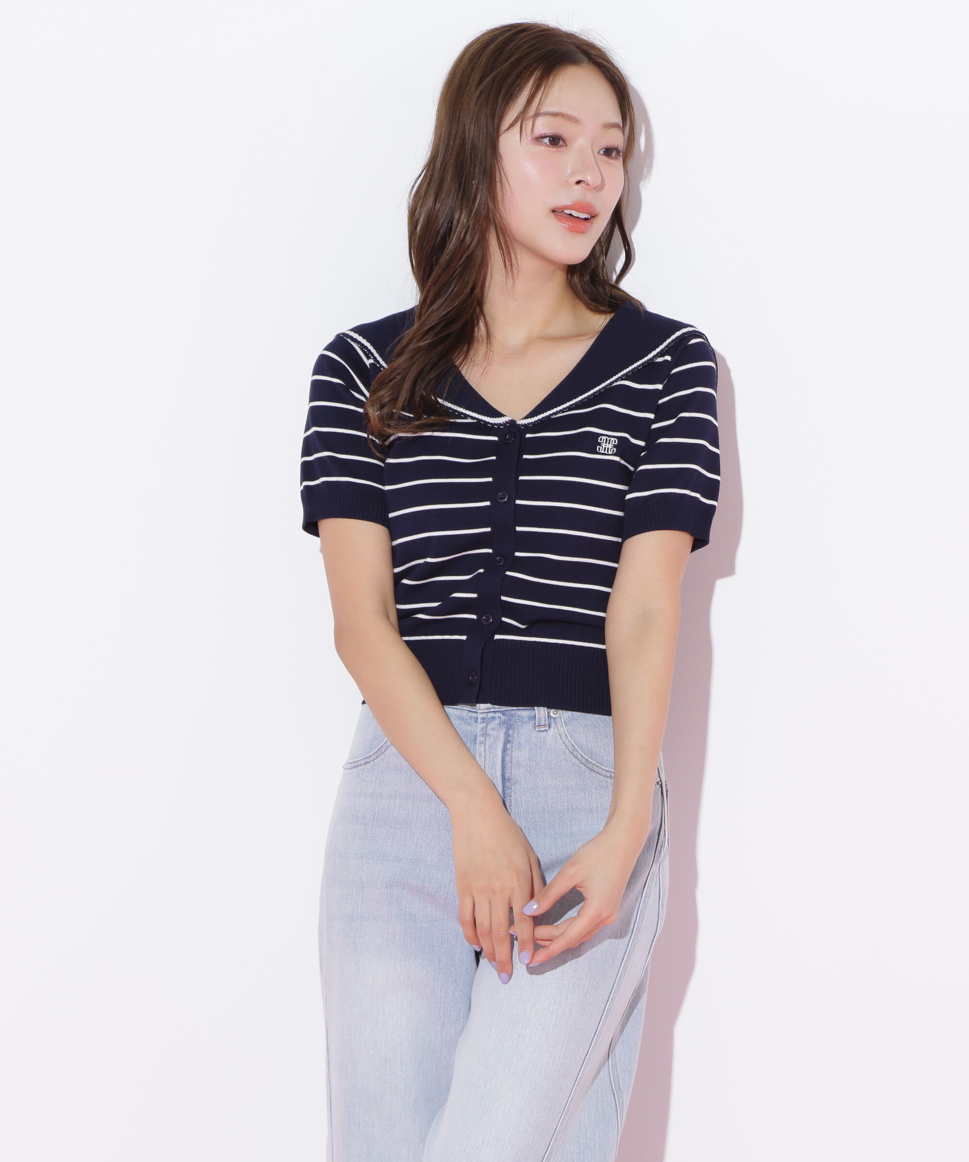  「セーラーカラーニット」|ニット・セーター|