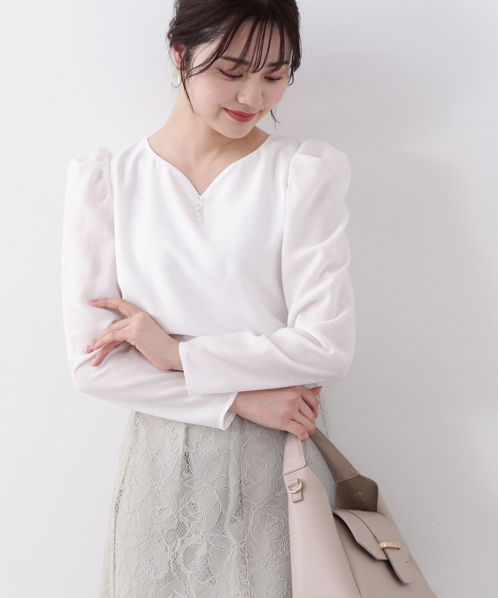 PROPORTION BODY DRESSING「ハートカットシアーブラウス」|シャツ・ブラウス|