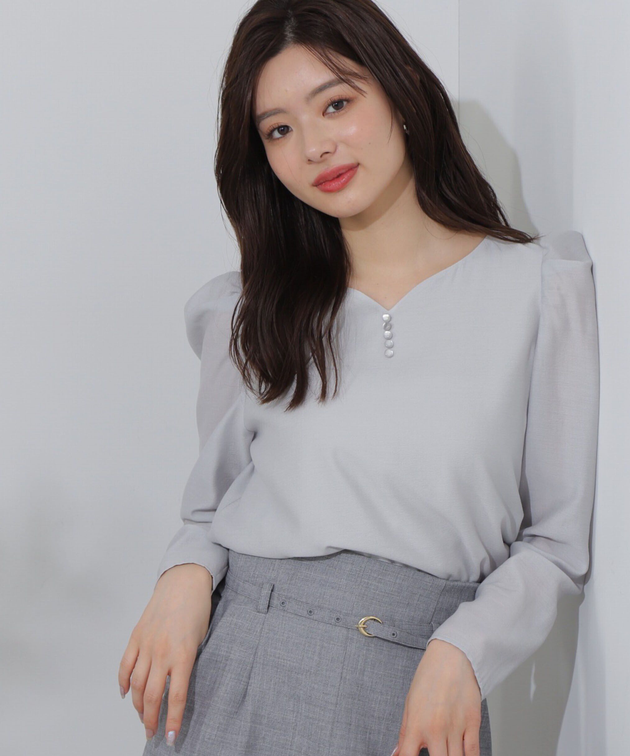 PROPORTION BODY DRESSING「ハートカットシアーブラウス」|シャツ・ブラウス|