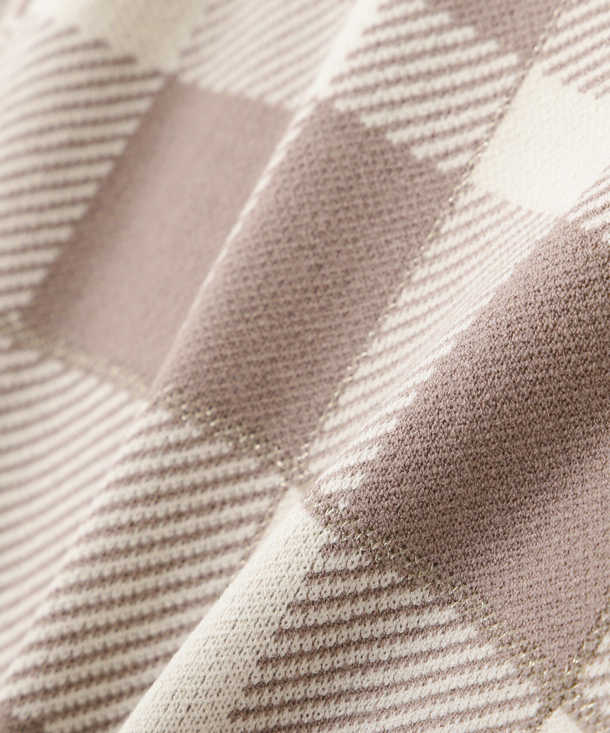 PROPORTION BODY DRESSING「ラメチェックニット」|ニット・セーター|