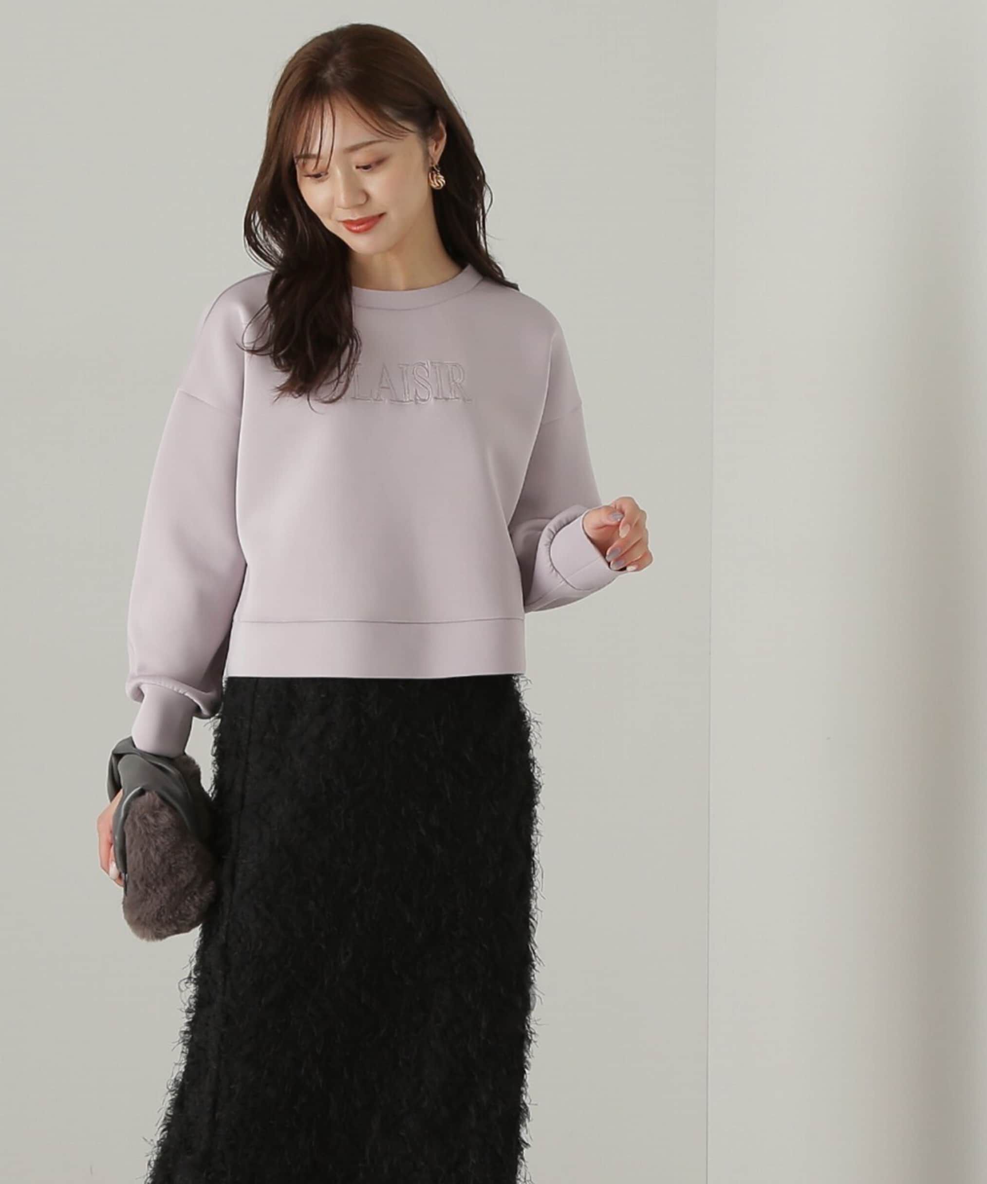 PROPORTION BODY DRESSING「ダンボールニット刺繍プルオーバー　24AW」|Tシャツ・カットソー|