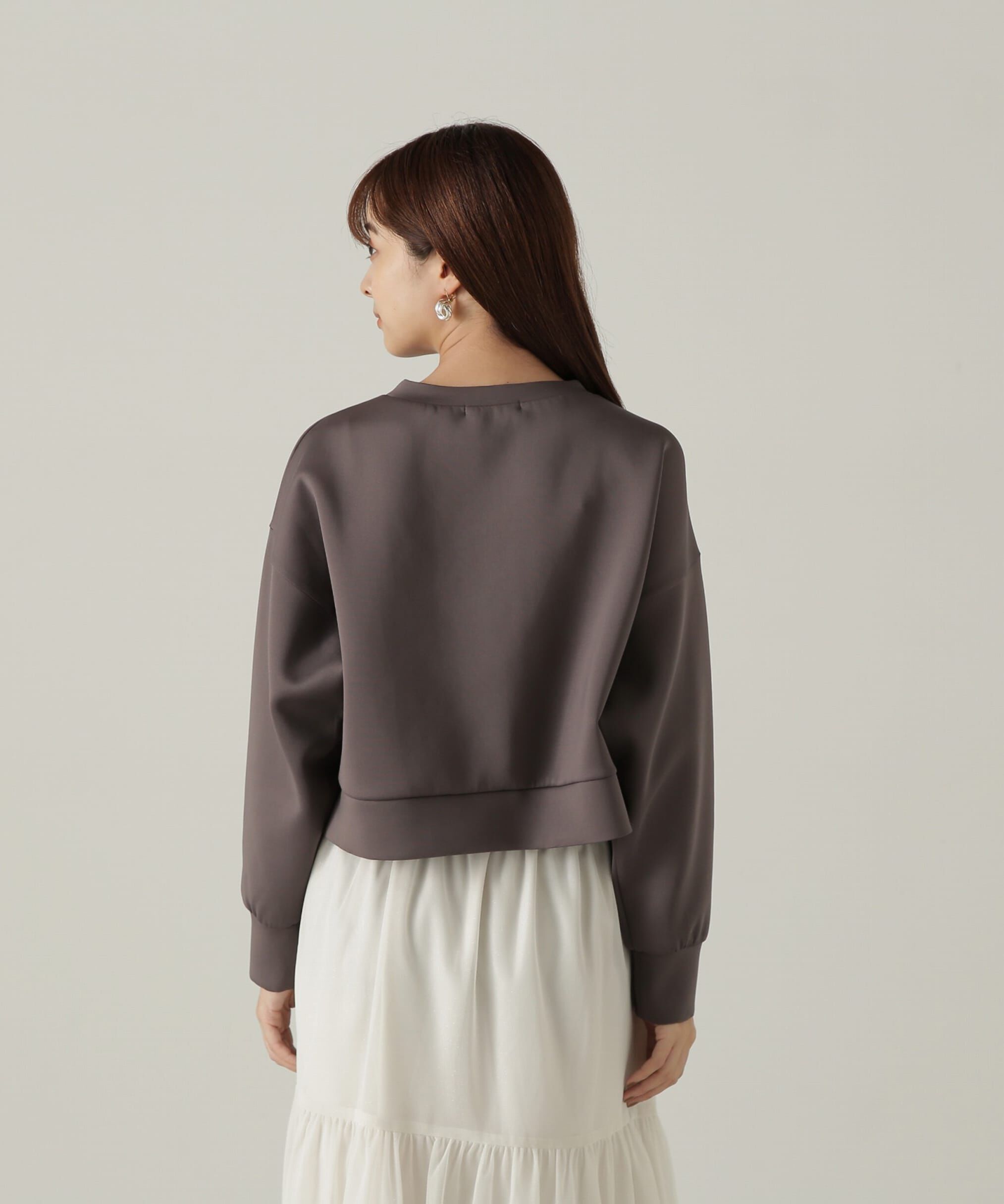 PROPORTION BODY DRESSING「ダンボールニット刺繍プルオーバー　24AW」|Tシャツ・カットソー|