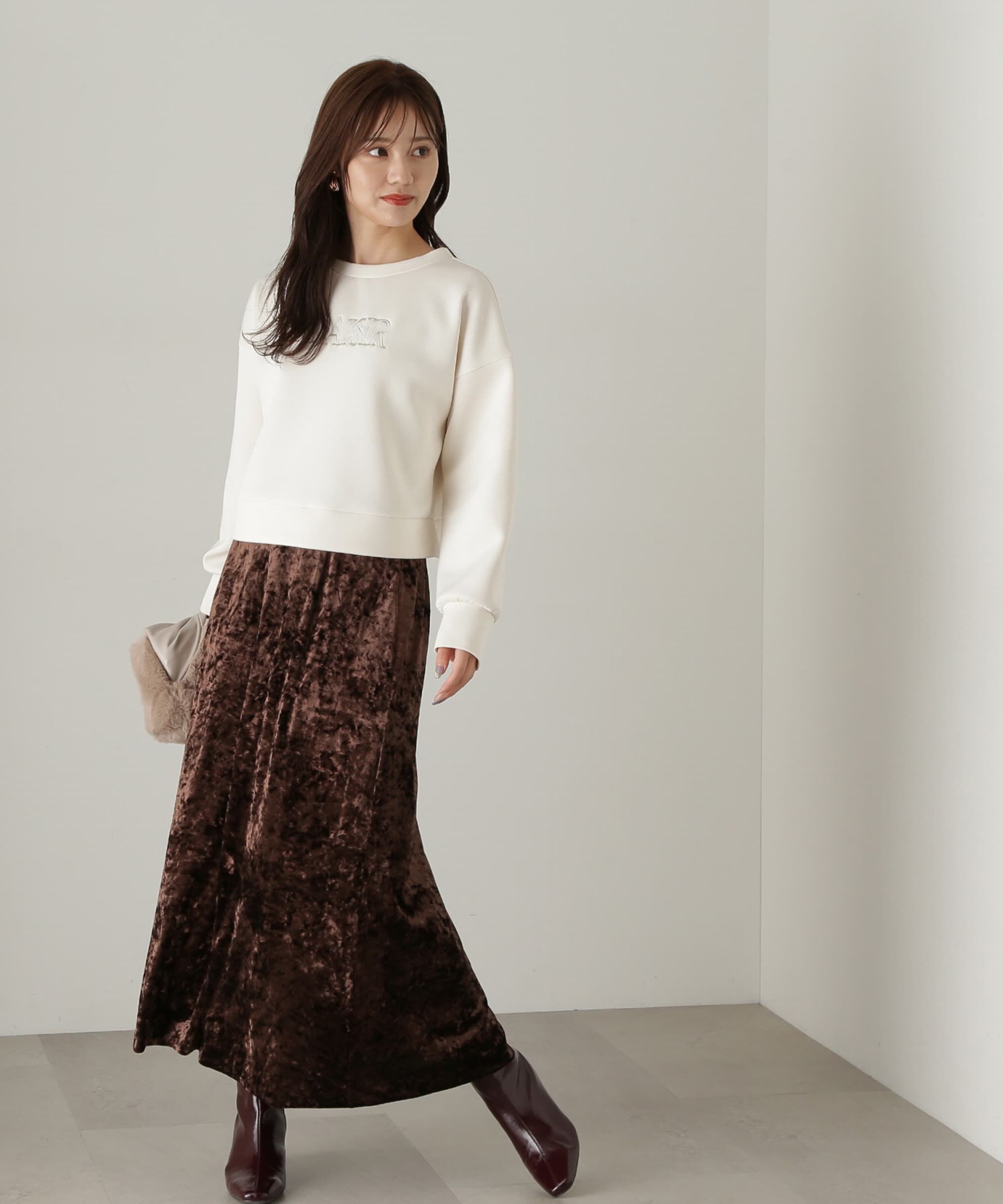 PROPORTION BODY DRESSING「ダンボールニット刺繍プルオーバー　24AW」|Tシャツ・カットソー|