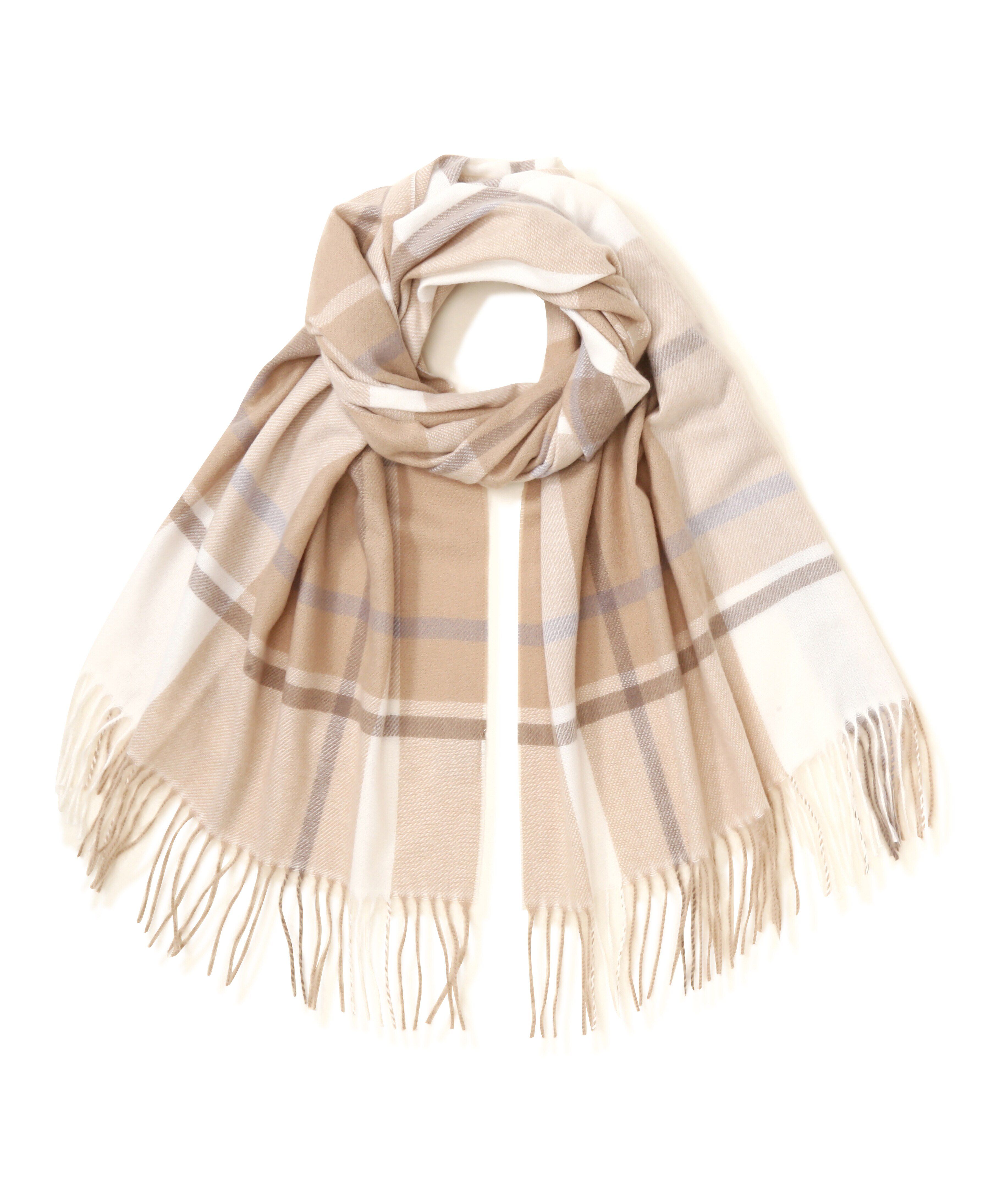 PROPORTION BODY DRESSING「スモーキーパステルチェックストール」|その他|