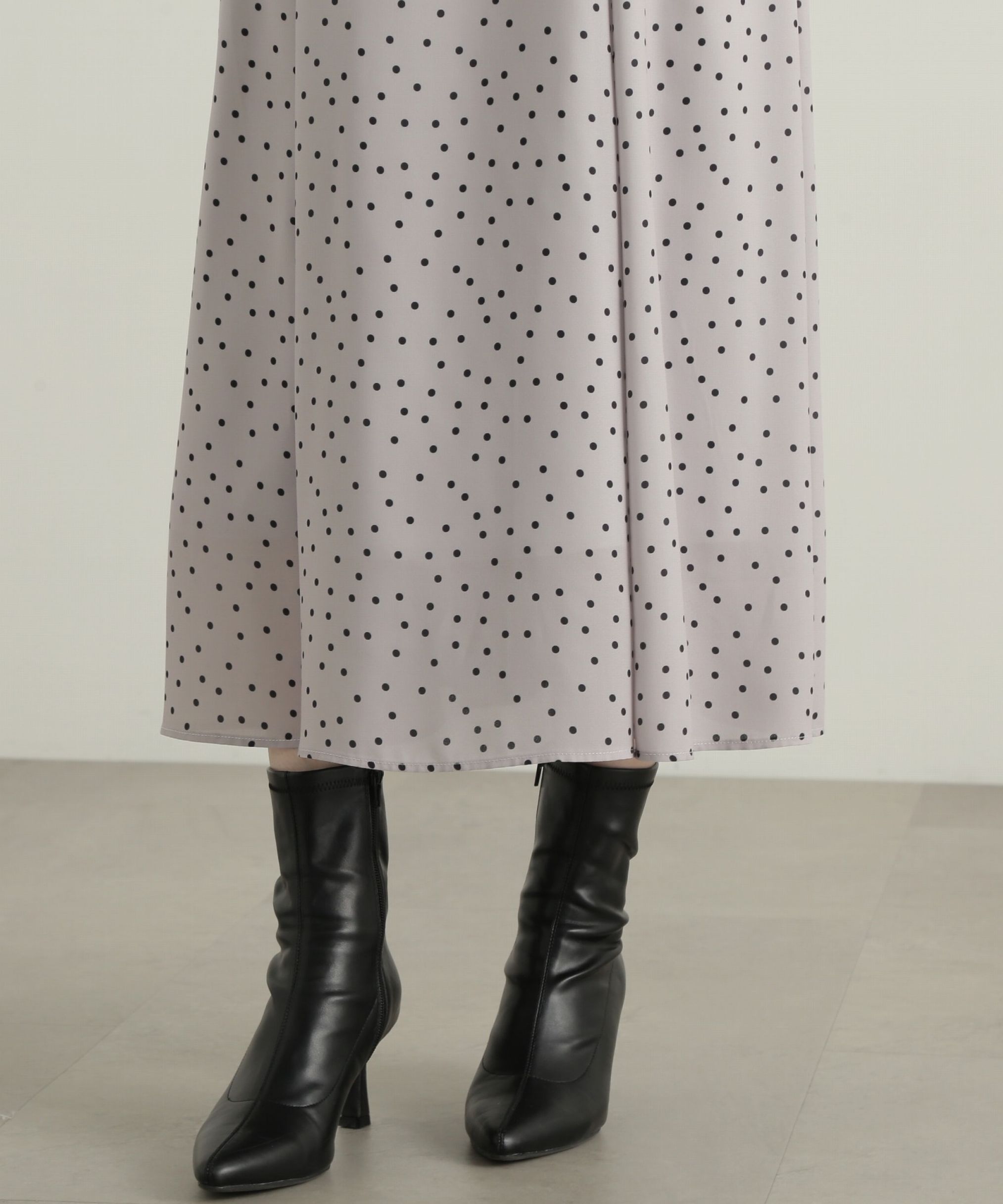 PROPORTION BODY DRESSING「リボン付きドット柄ワンピース」|ワンピース|