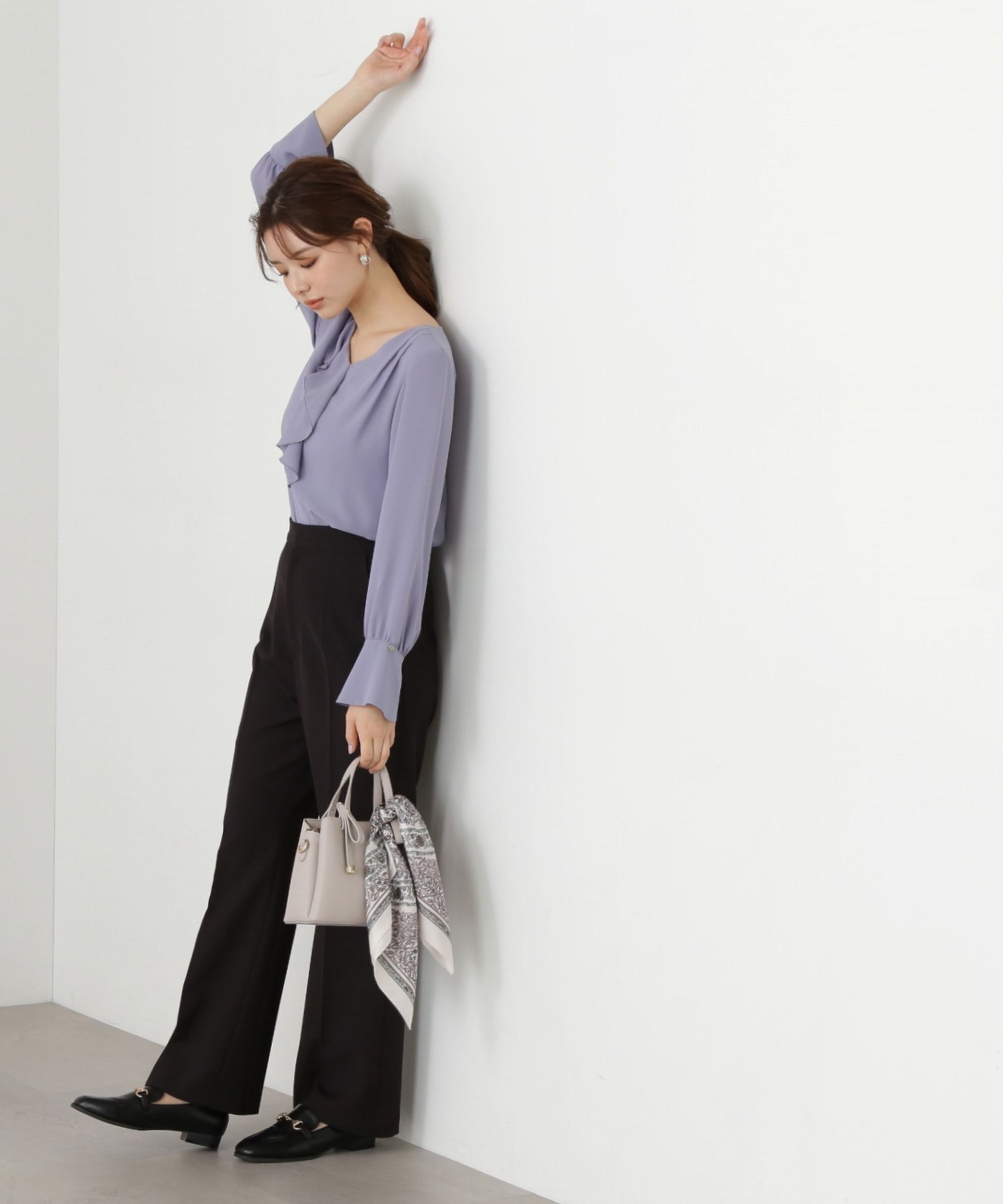 PROPORTION BODY DRESSING「アシメラッフルブラウス」|シャツ・ブラウス|