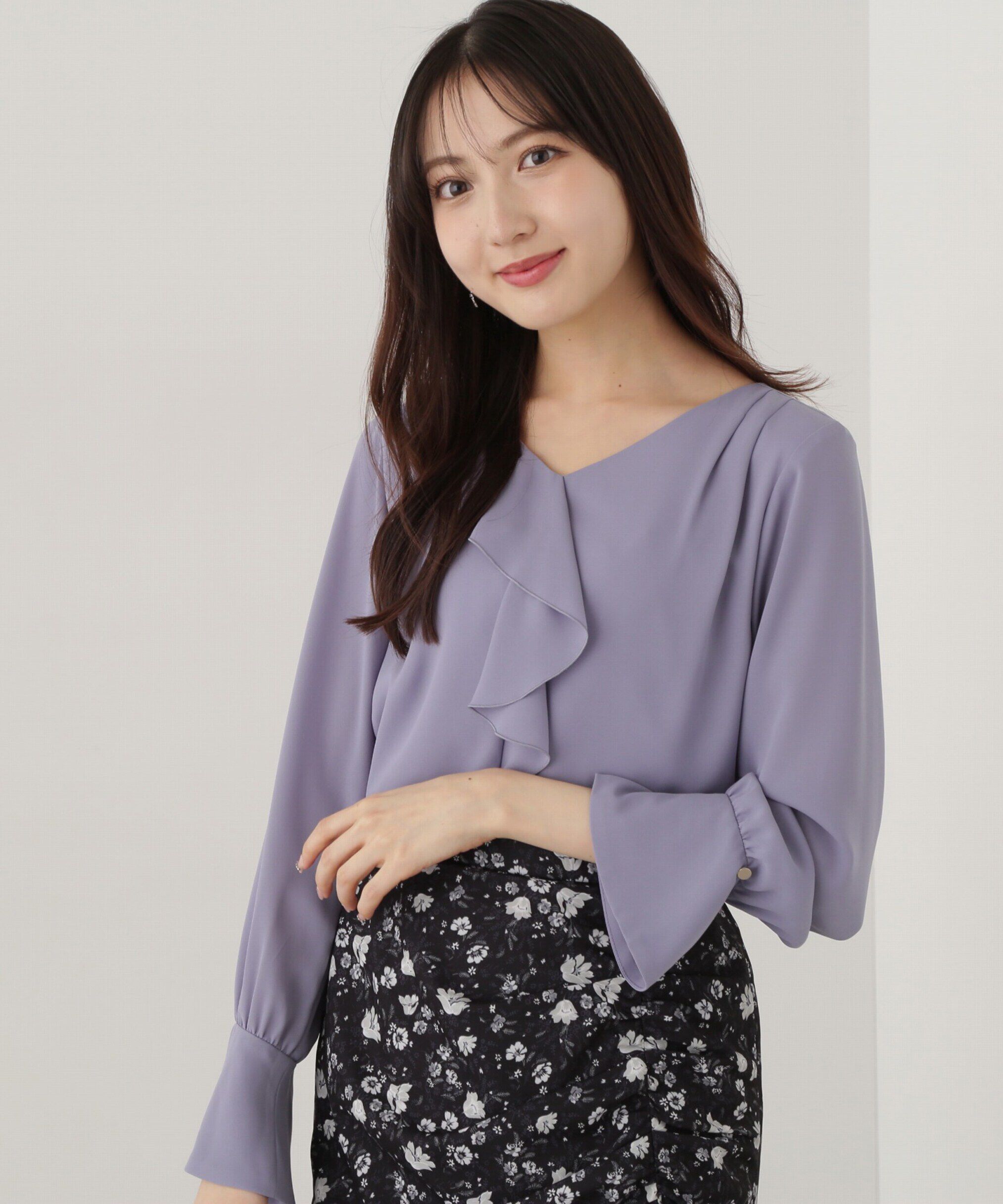 PROPORTION BODY DRESSING「アシメラッフルブラウス」|シャツ・ブラウス|