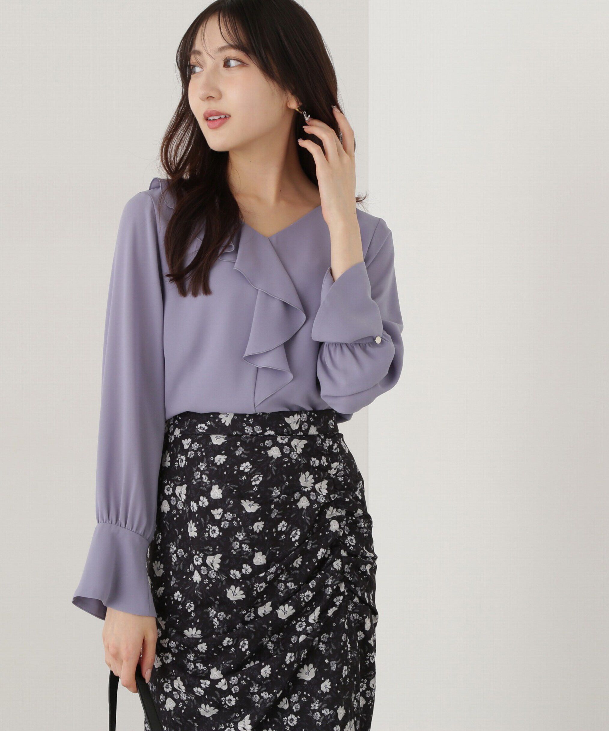 PROPORTION BODY DRESSING「アシメラッフルブラウス」|シャツ・ブラウス|