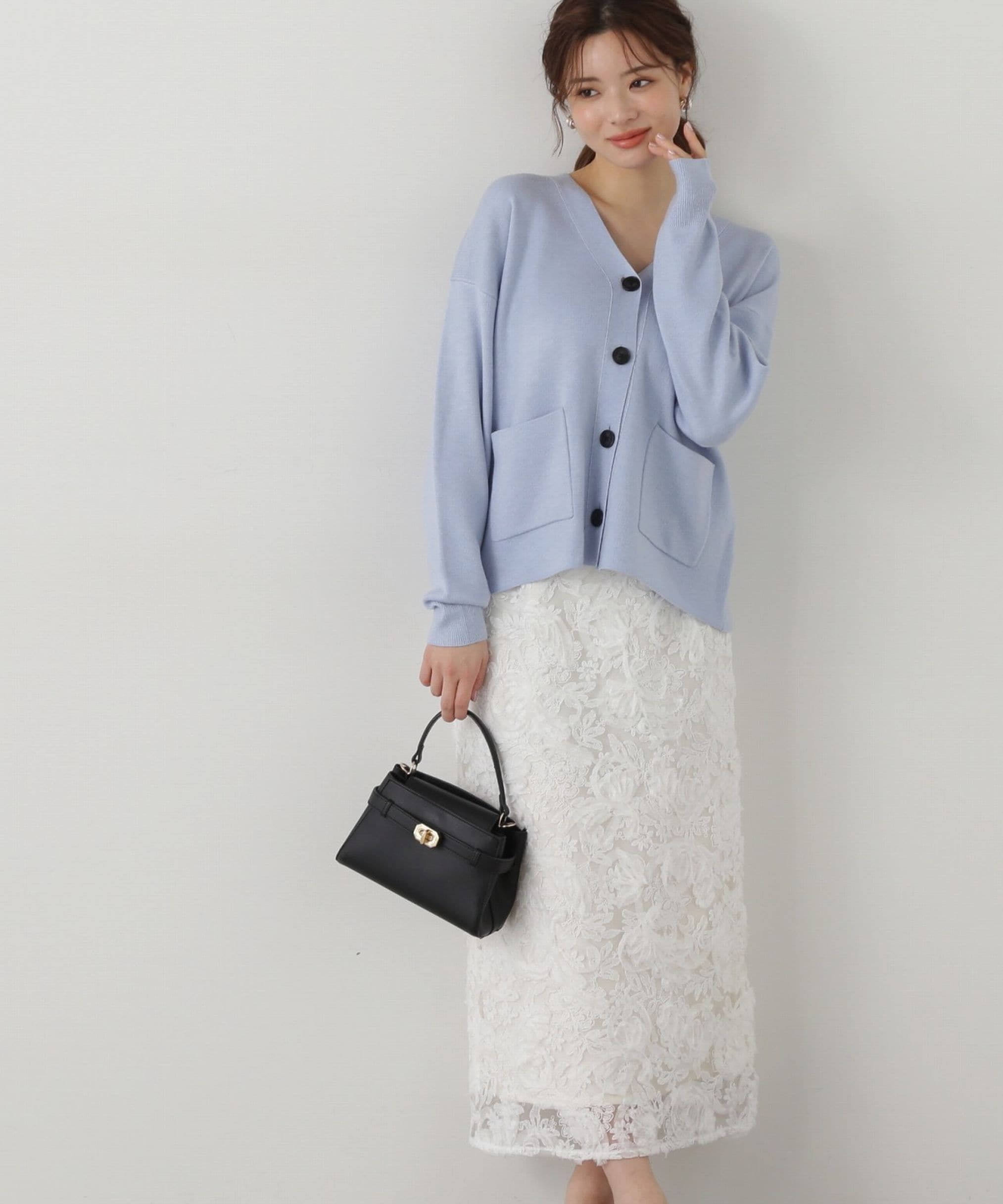 PROPORTION BODY DRESSING「3Dレースタイトスカート」|スカート|