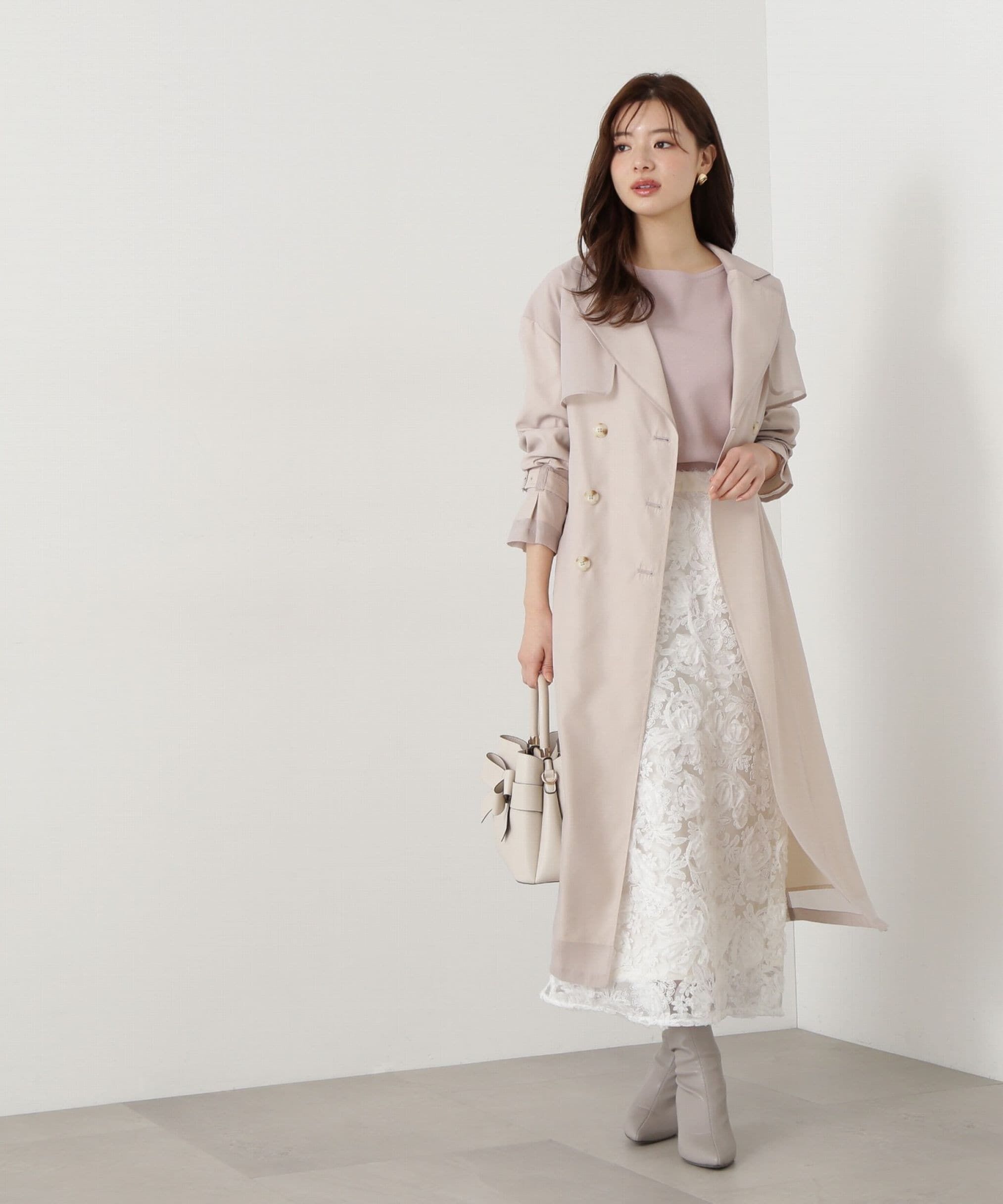 PROPORTION BODY DRESSING「3Dレースタイトスカート」|スカート|