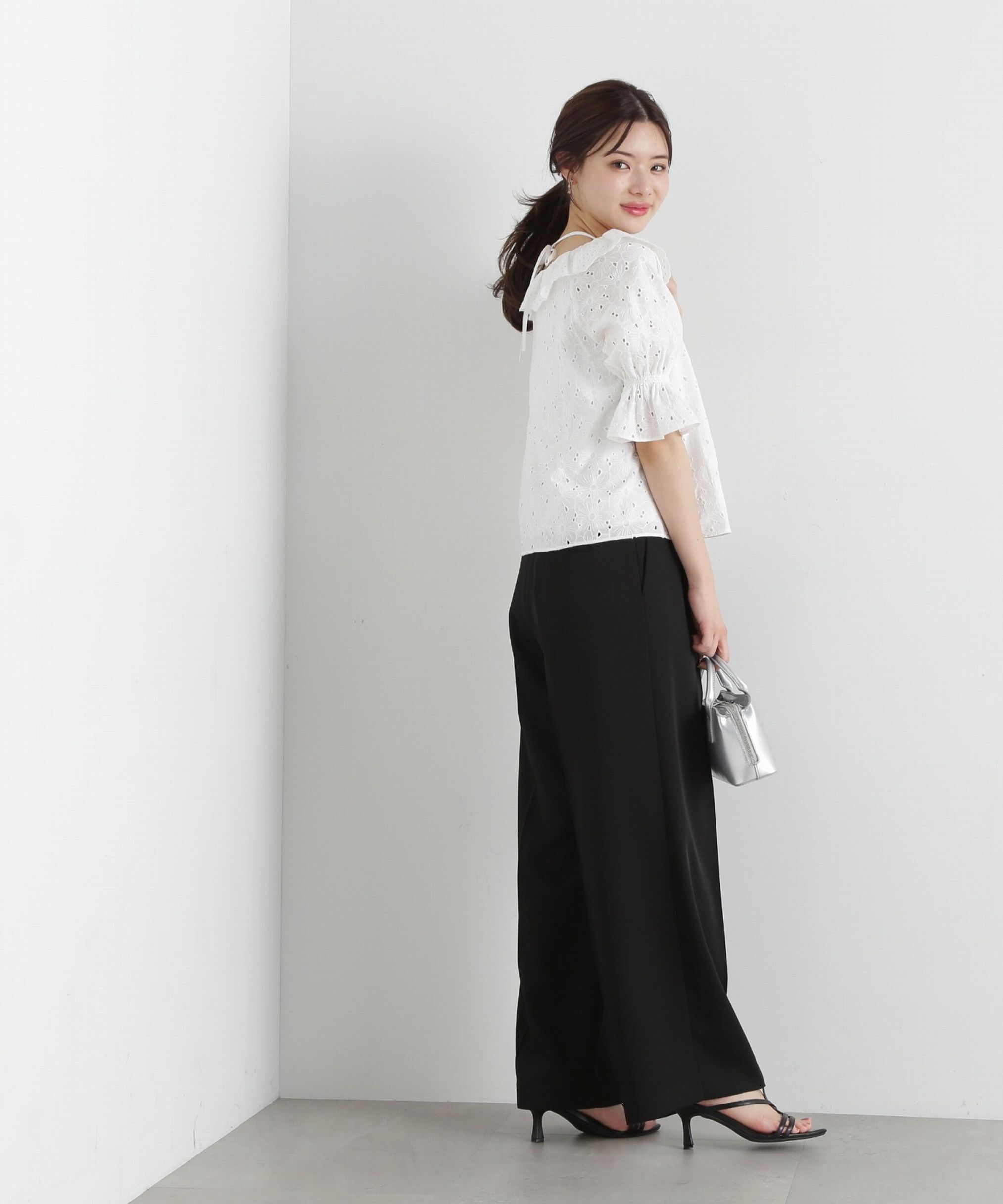 PROPORTION BODY DRESSING「カットワーク刺繍ブラウス」|シャツ・ブラウス|