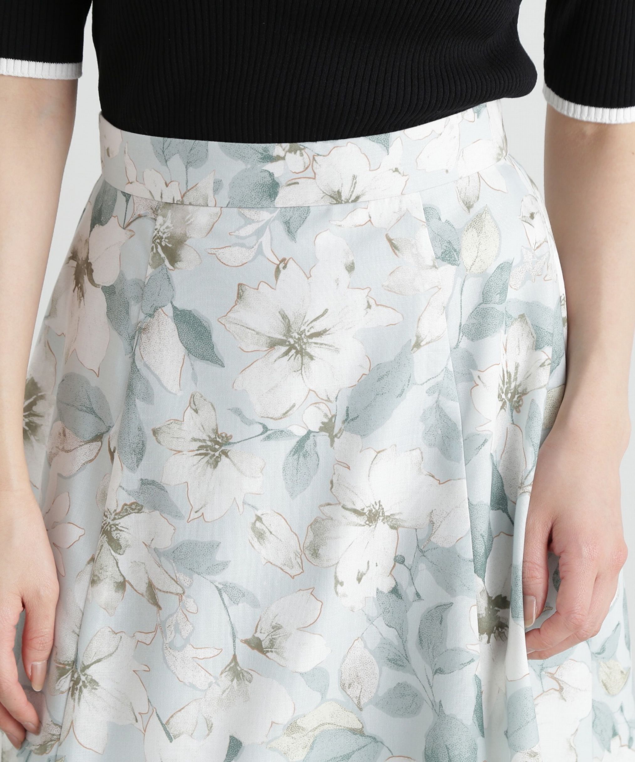 PROPORTION BODY DRESSING「ニュアンスフラワースカート」|スカート|