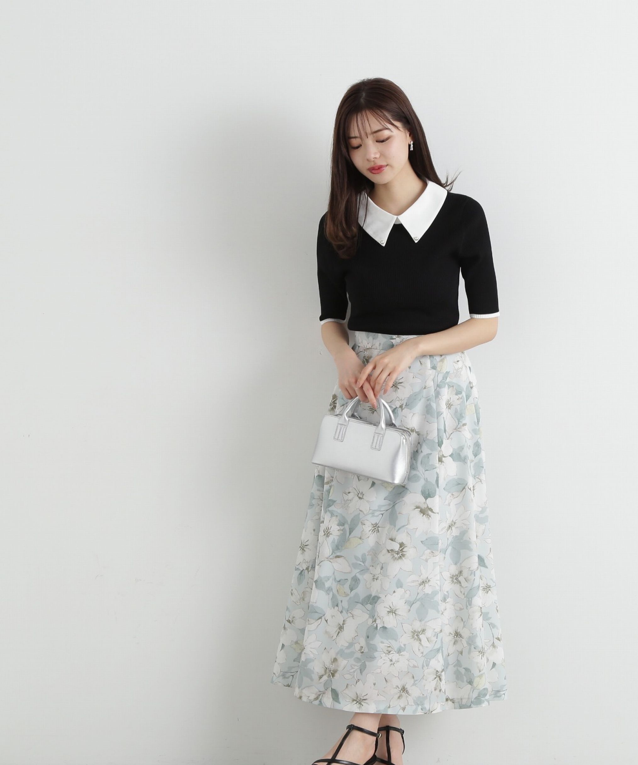 PROPORTION BODY DRESSING「ニュアンスフラワースカート」|スカート|