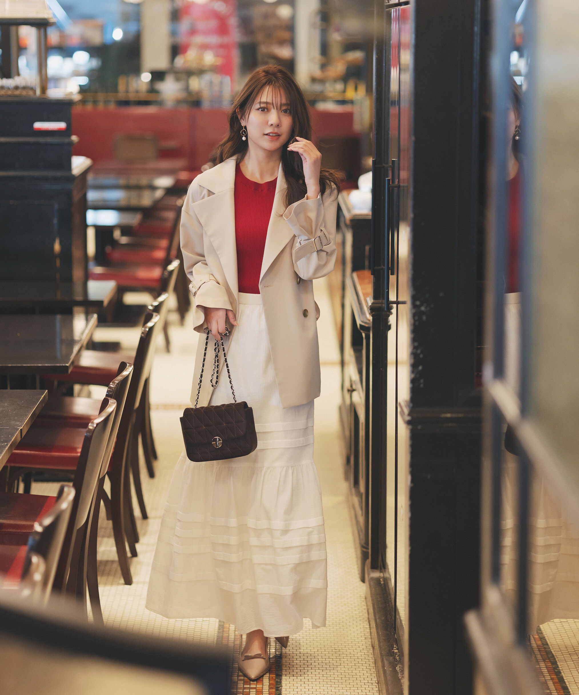 PROPORTION BODY DRESSING「パウダータッチキルトミニショルダー」|その他|ブラウン