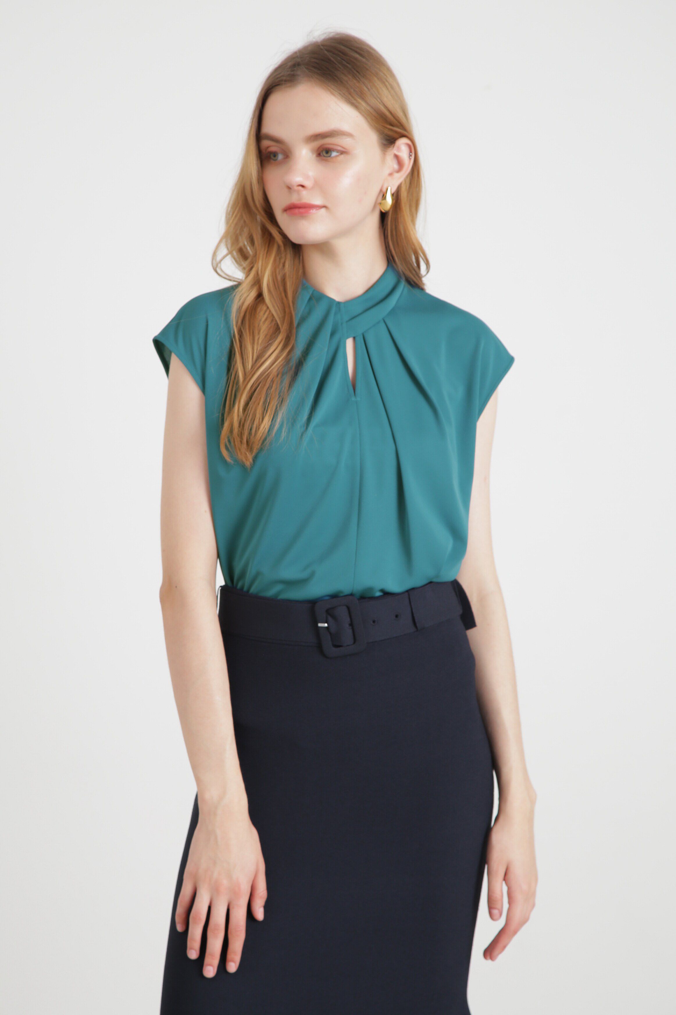  「◆スタンドタックカットソーブラウス」|Tシャツ・カットソー|エメラルドグ 2