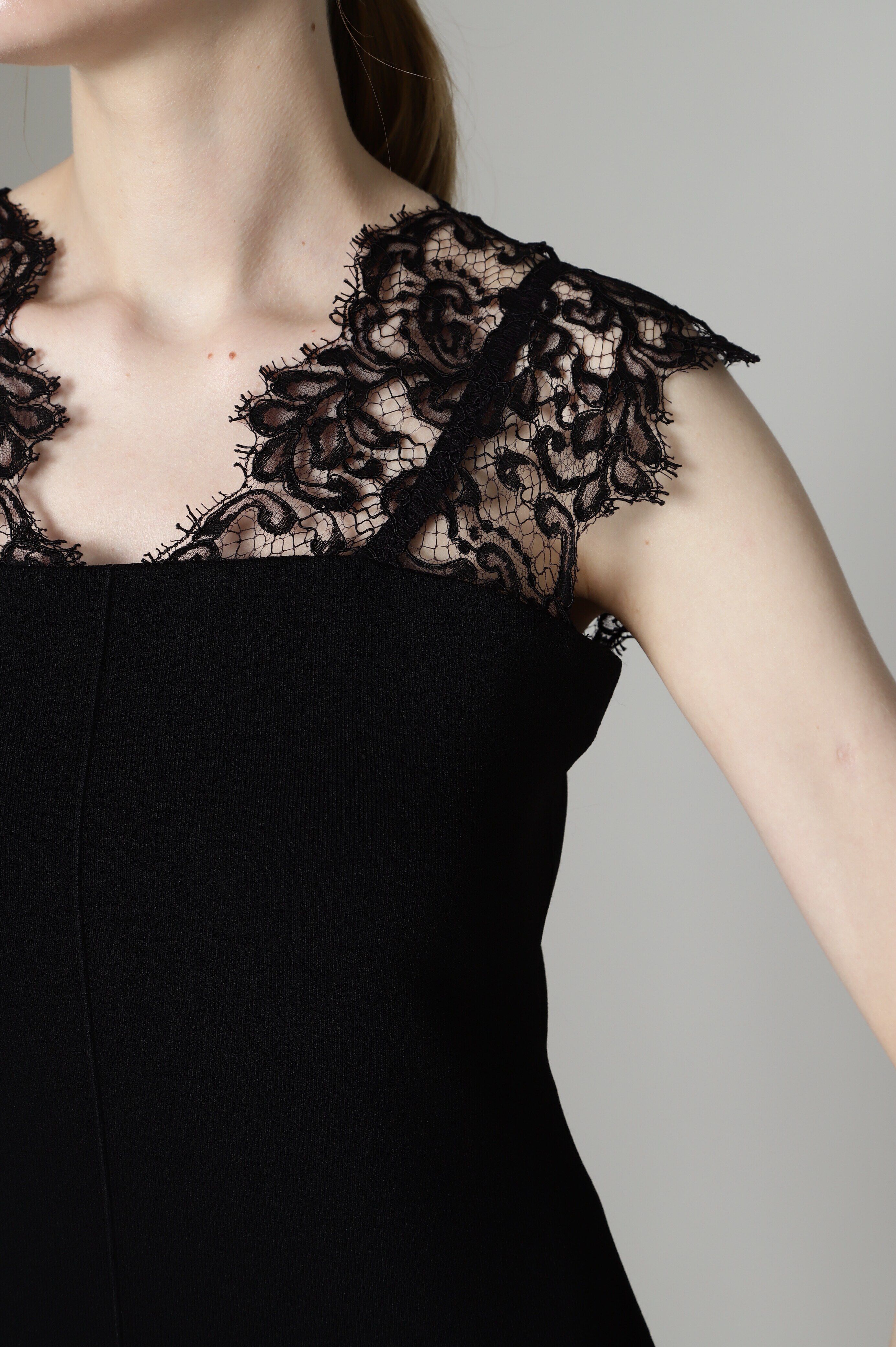  「[URBAN PRECIOUS]レースコンビニットワンピース」|ワンピース|