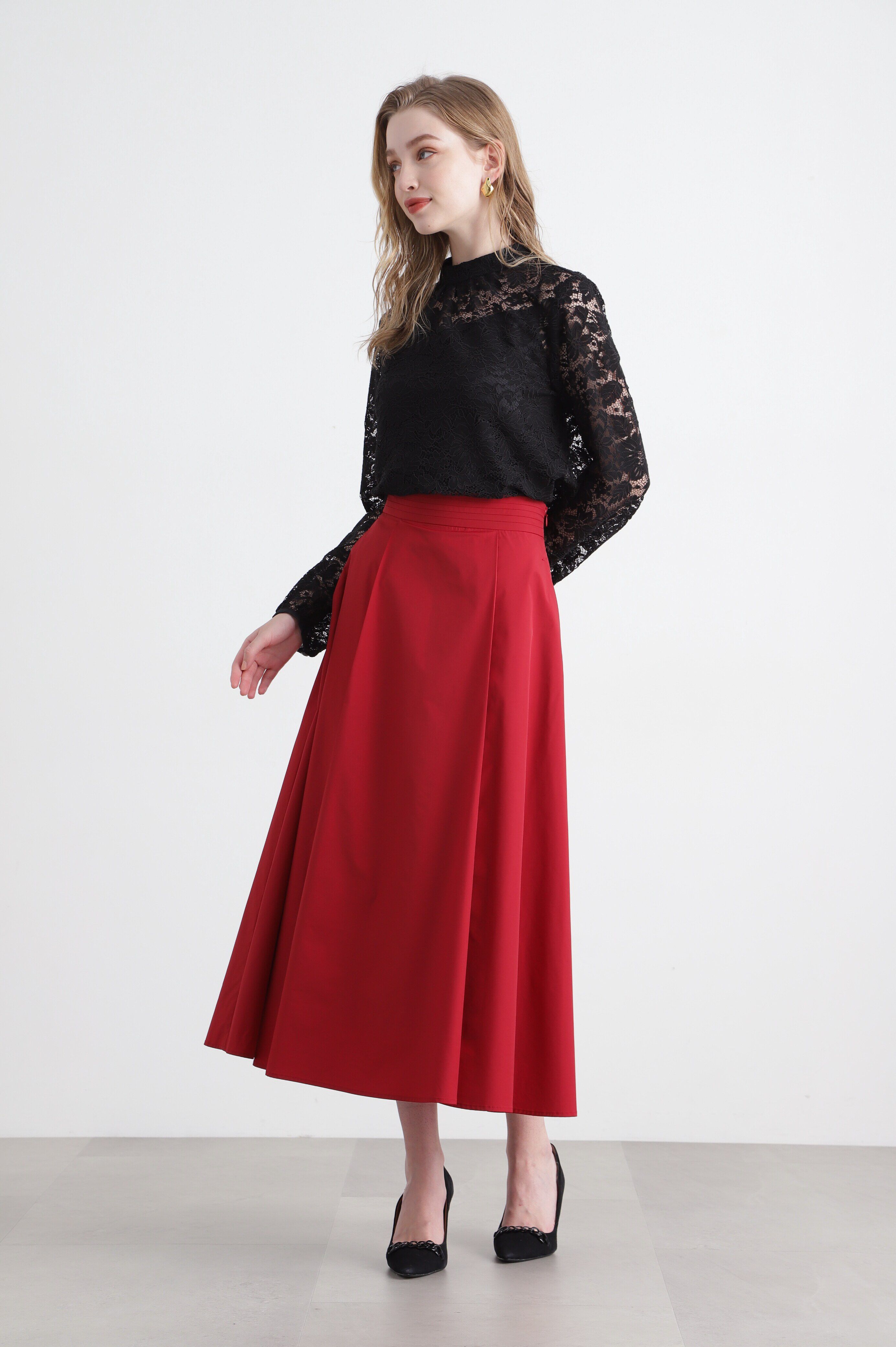  「◆コードレーススタンドブラウス」|シャツ・ブラウス|