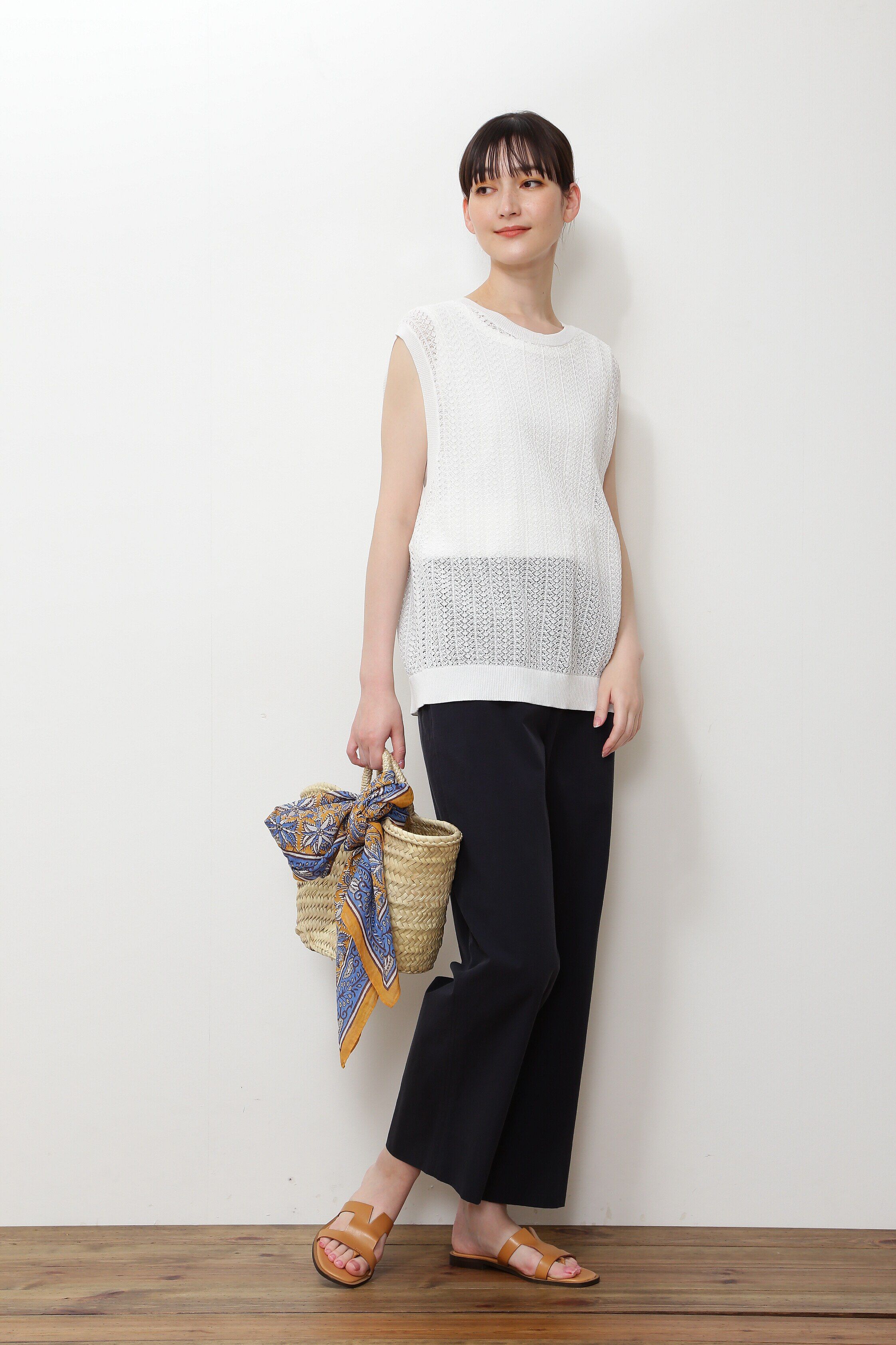  「◆透かし柄２ＷＡＹニット」|ニット・セーター|