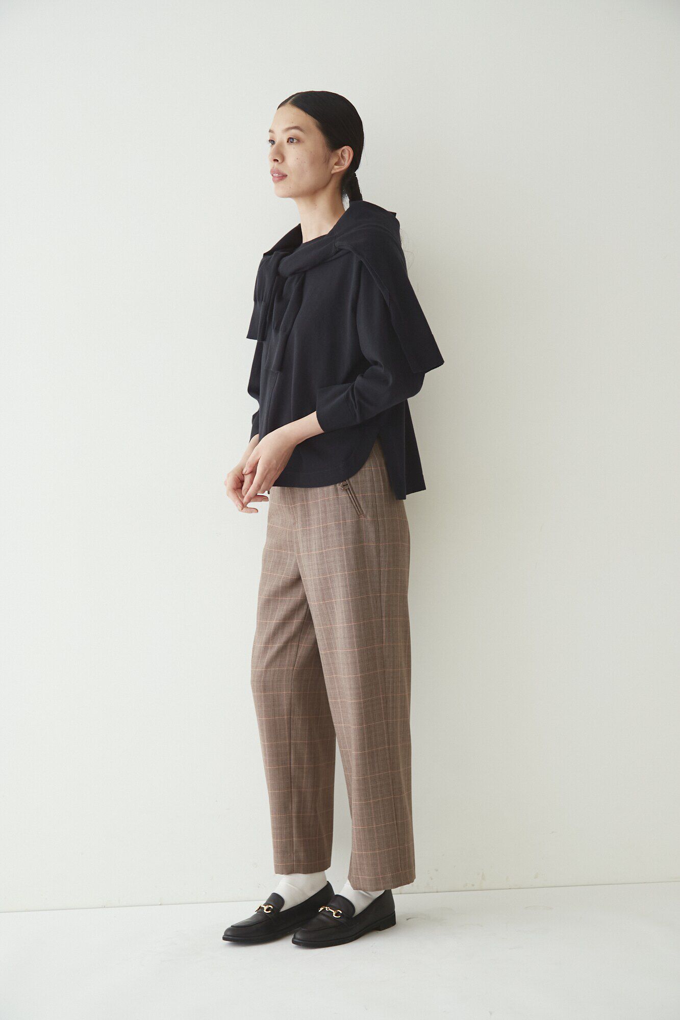  「◆ウールポリエステルチェックパンツ」|その他|