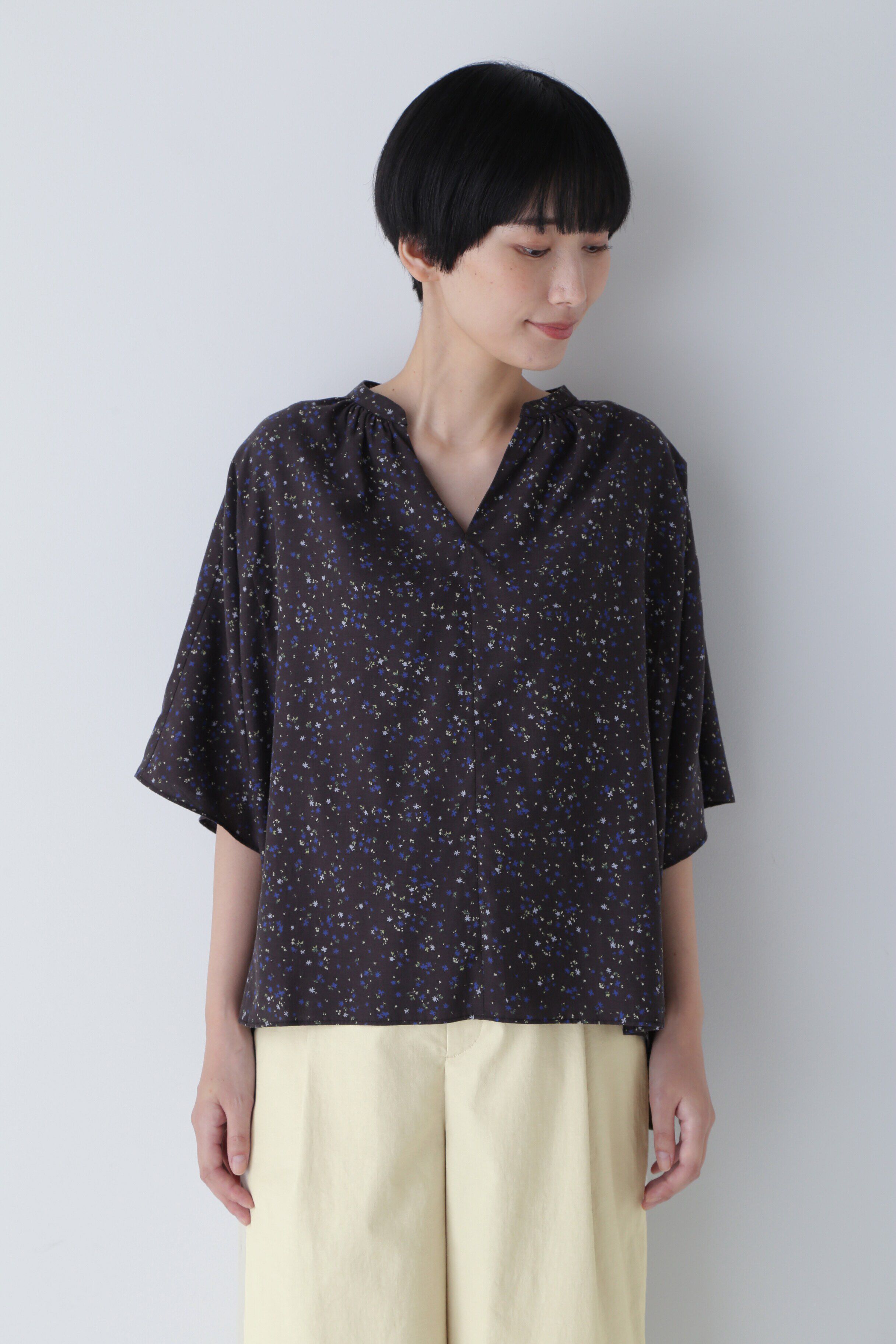  「フラワープリントブラウス」|シャツ・ブラウス|
