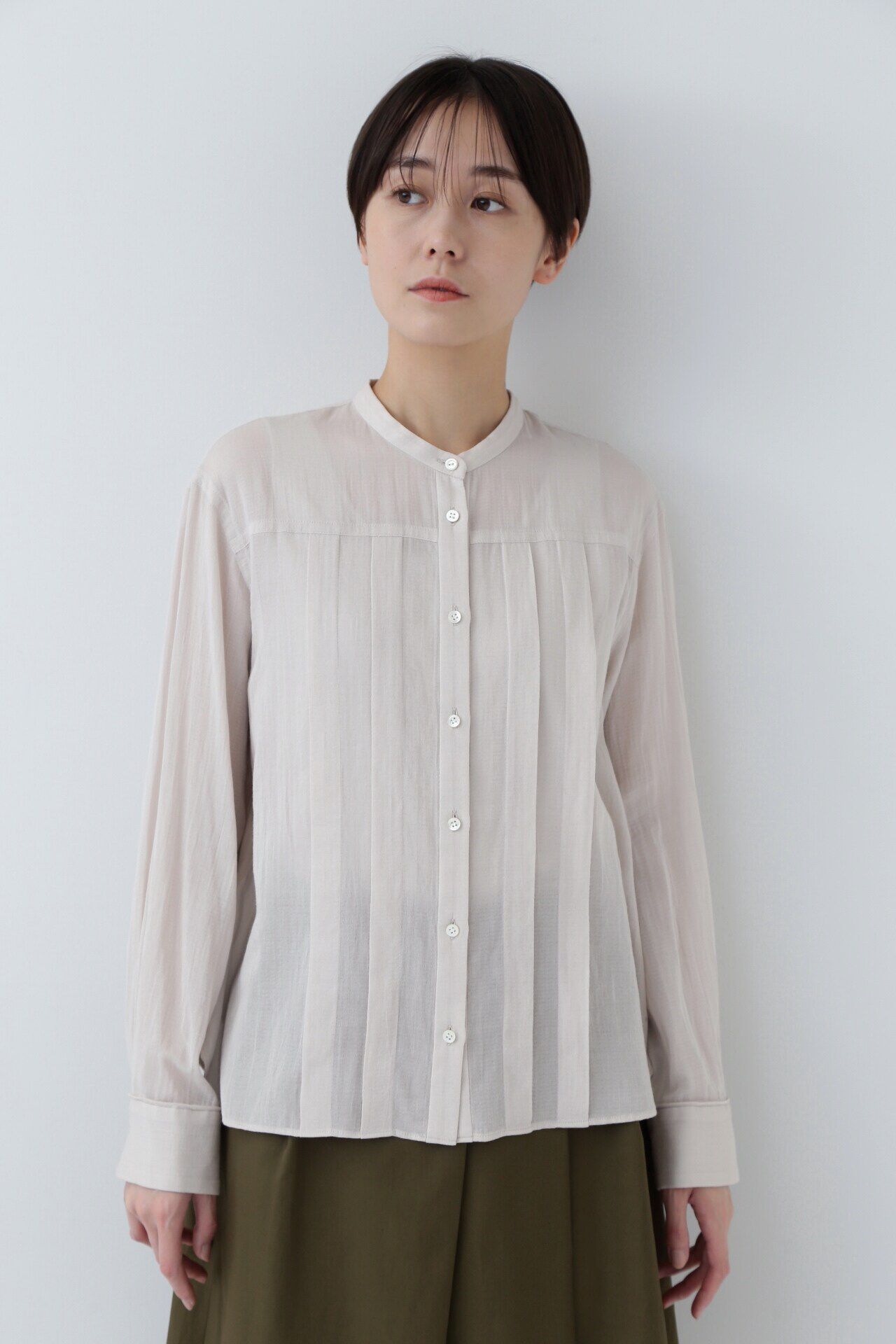  「◆ドビーシフォンブラウス」|シャツ・ブラウス|