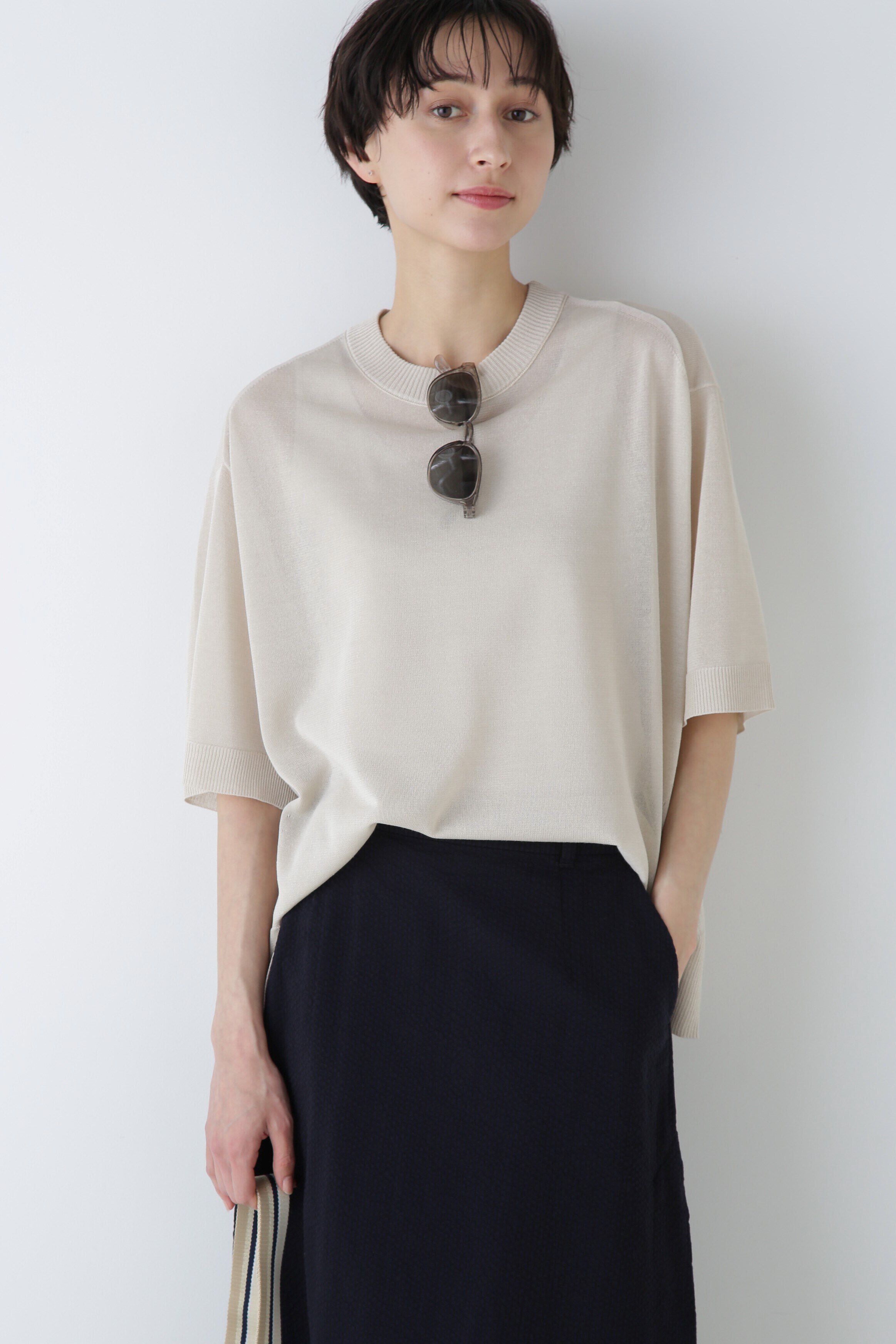  「◆シアーハイゲージニットプルオーバー」|ニット・セーター|ライトベージ