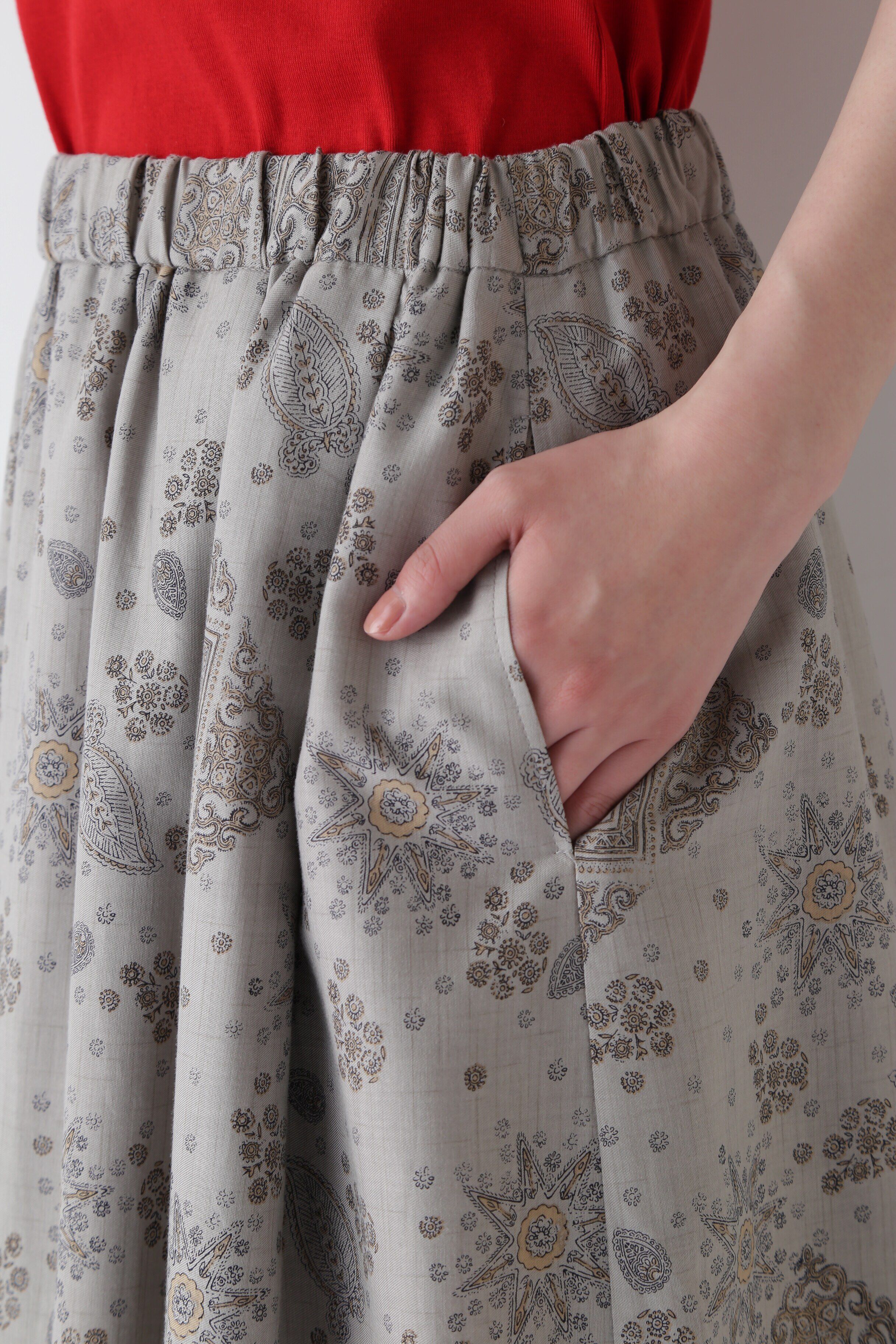  「◆モロッカンプリントスカート」|スカート|