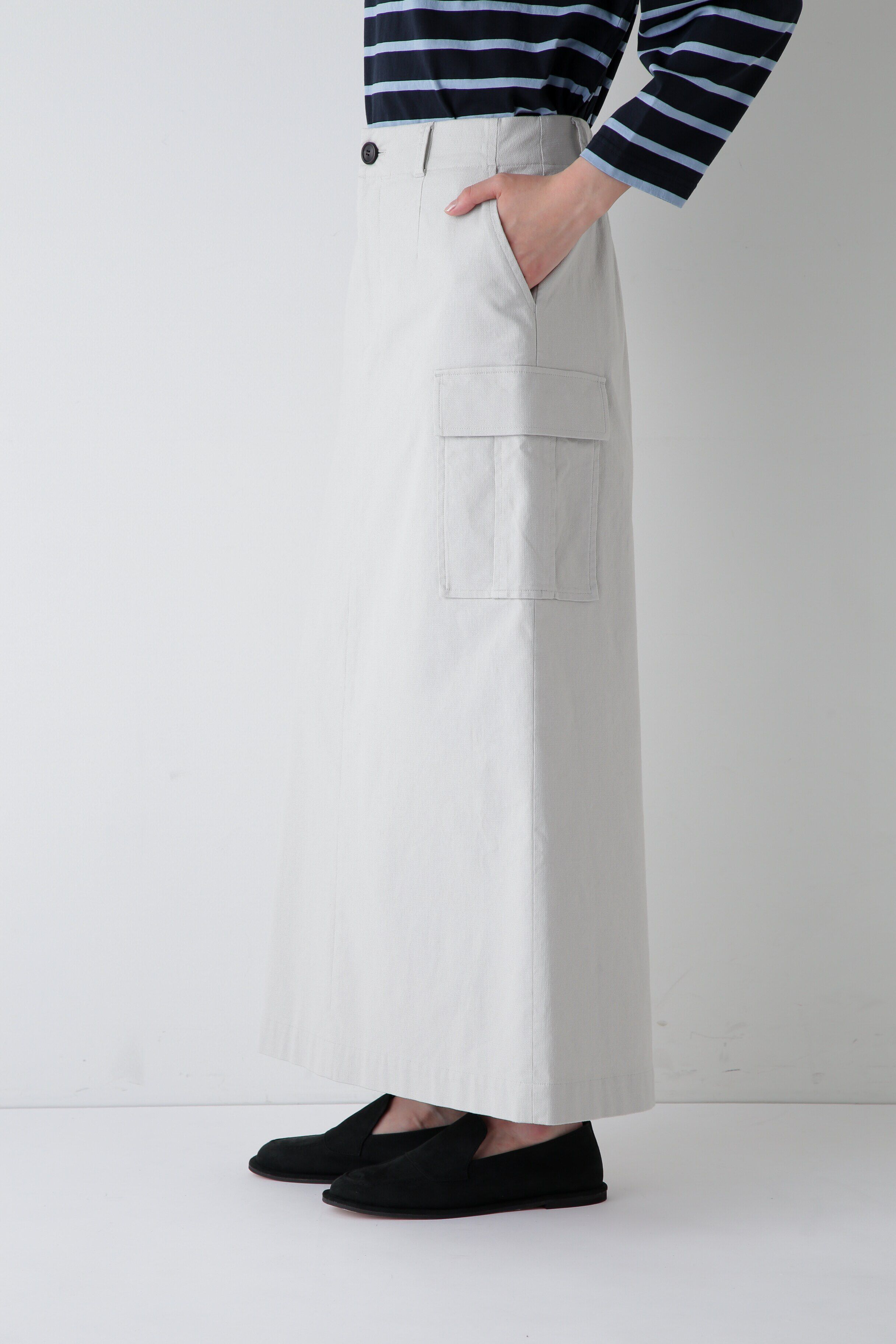  「◆オックスストレッチカーゴスカート」|スカート|