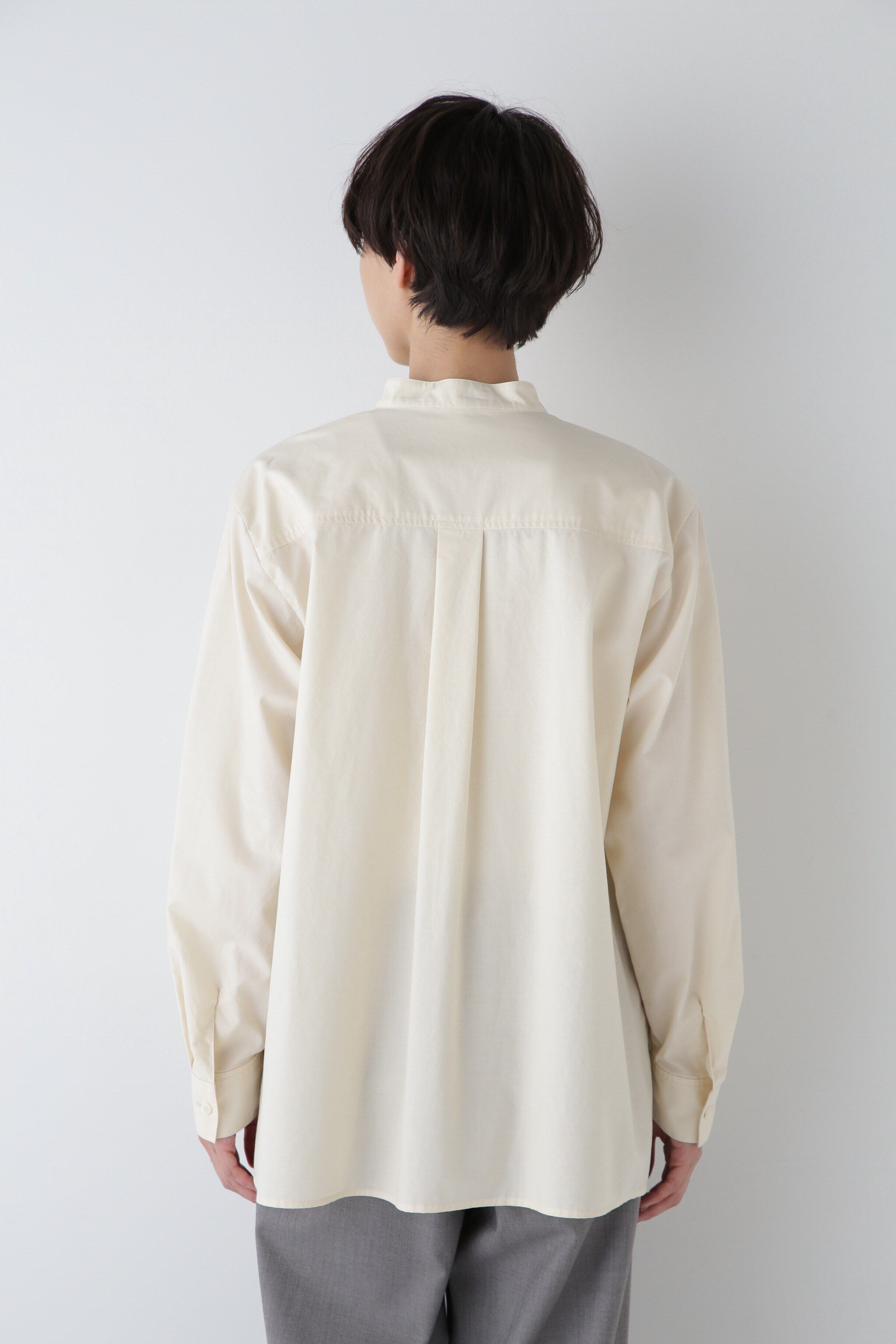  「◆セルロース綿ブロードブラウス」|シャツ・ブラウス|