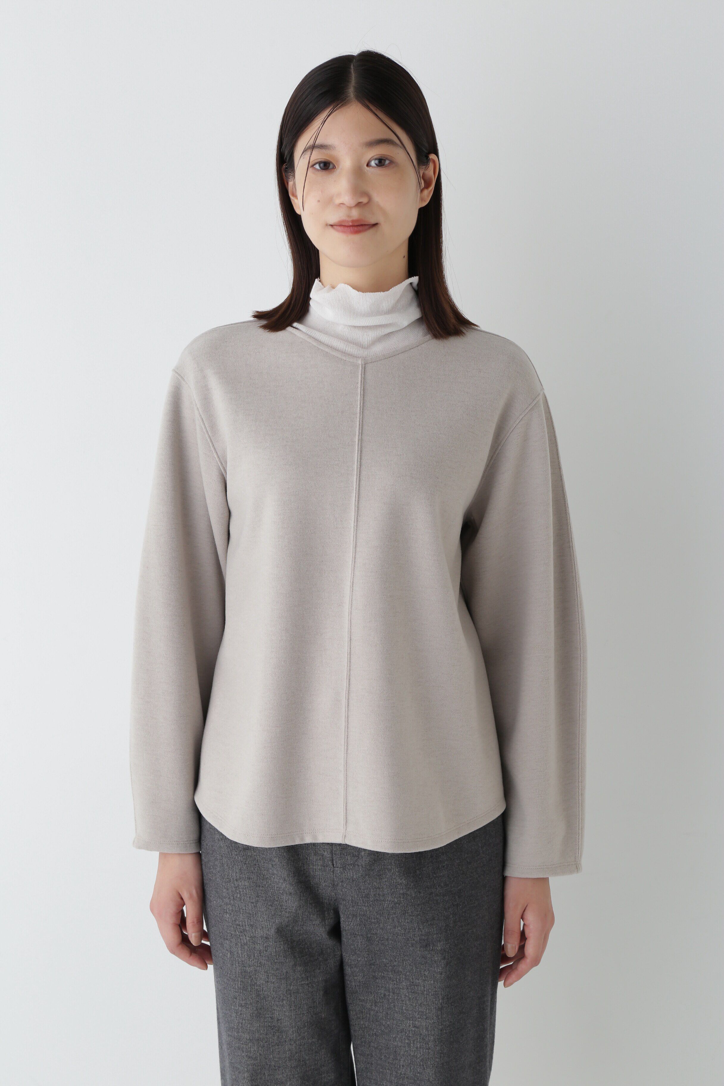  「◆ウォッシャブルミルドジャージーVネックプルオーバー」|Tシャツ・カットソー|