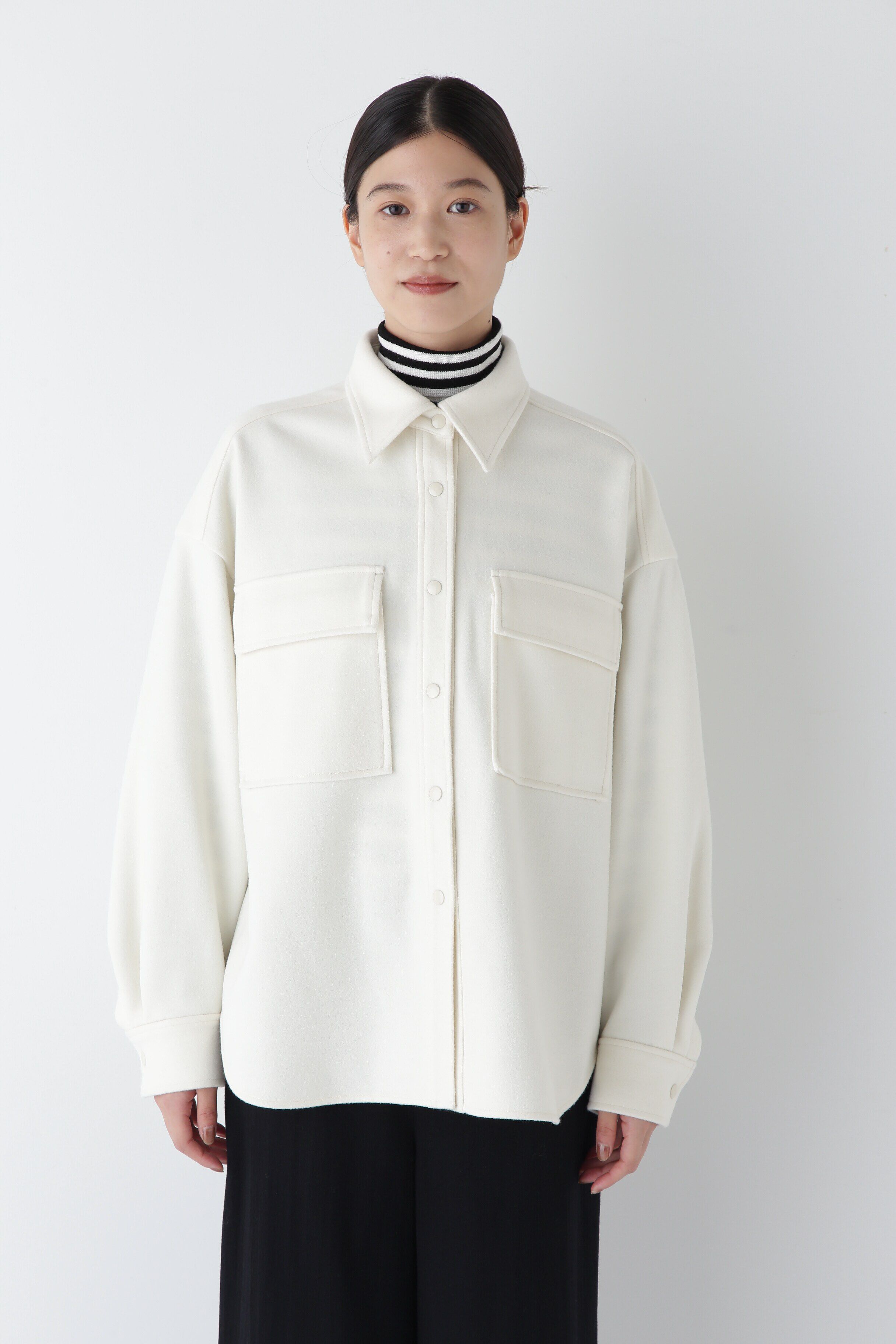  「◆メルトンジャージーＣＰＯシャツ」|シャツ・ブラウス|