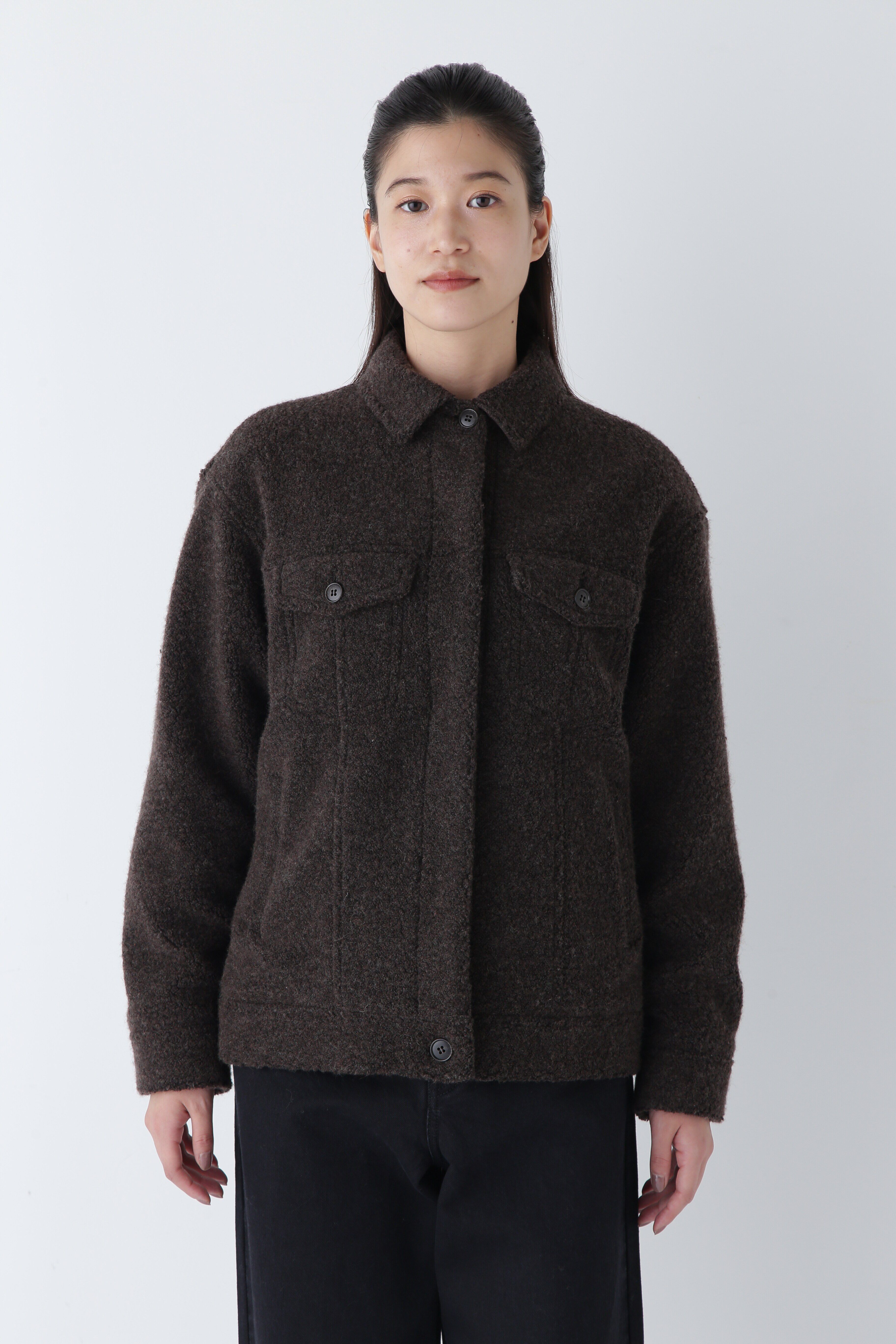  「◆リサイクルウールパイルＧジャン」|ブルゾン・スタジャン|