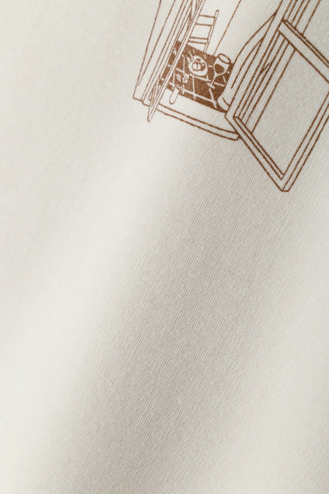  「Ｙｕｎｏｓｕｋｅコラボイラストプリントボトルネックスウェット」|Tシャツ・カットソー|