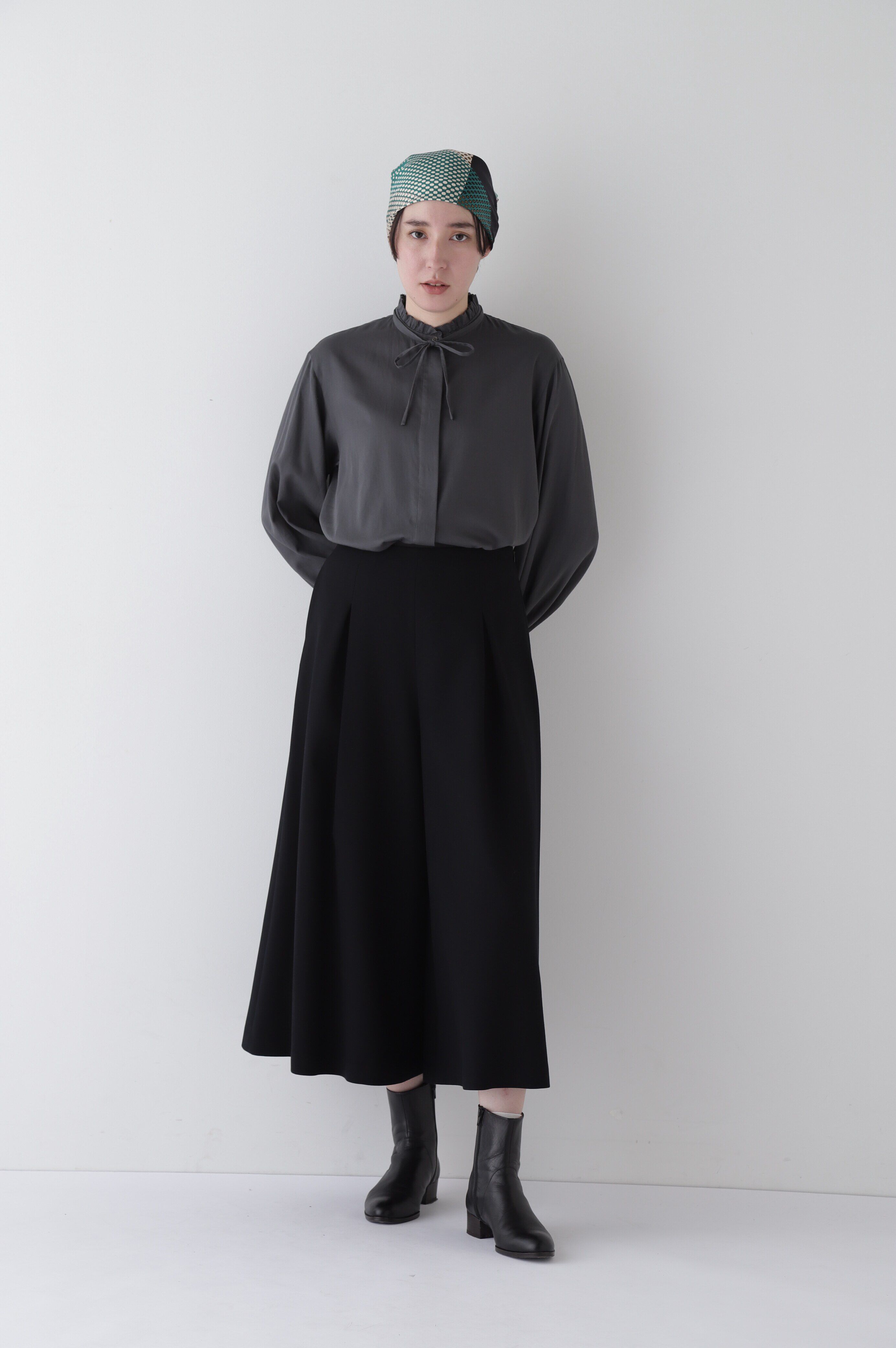  「◆スタンドフリルボリュームブラウス」|シャツ・ブラウス|