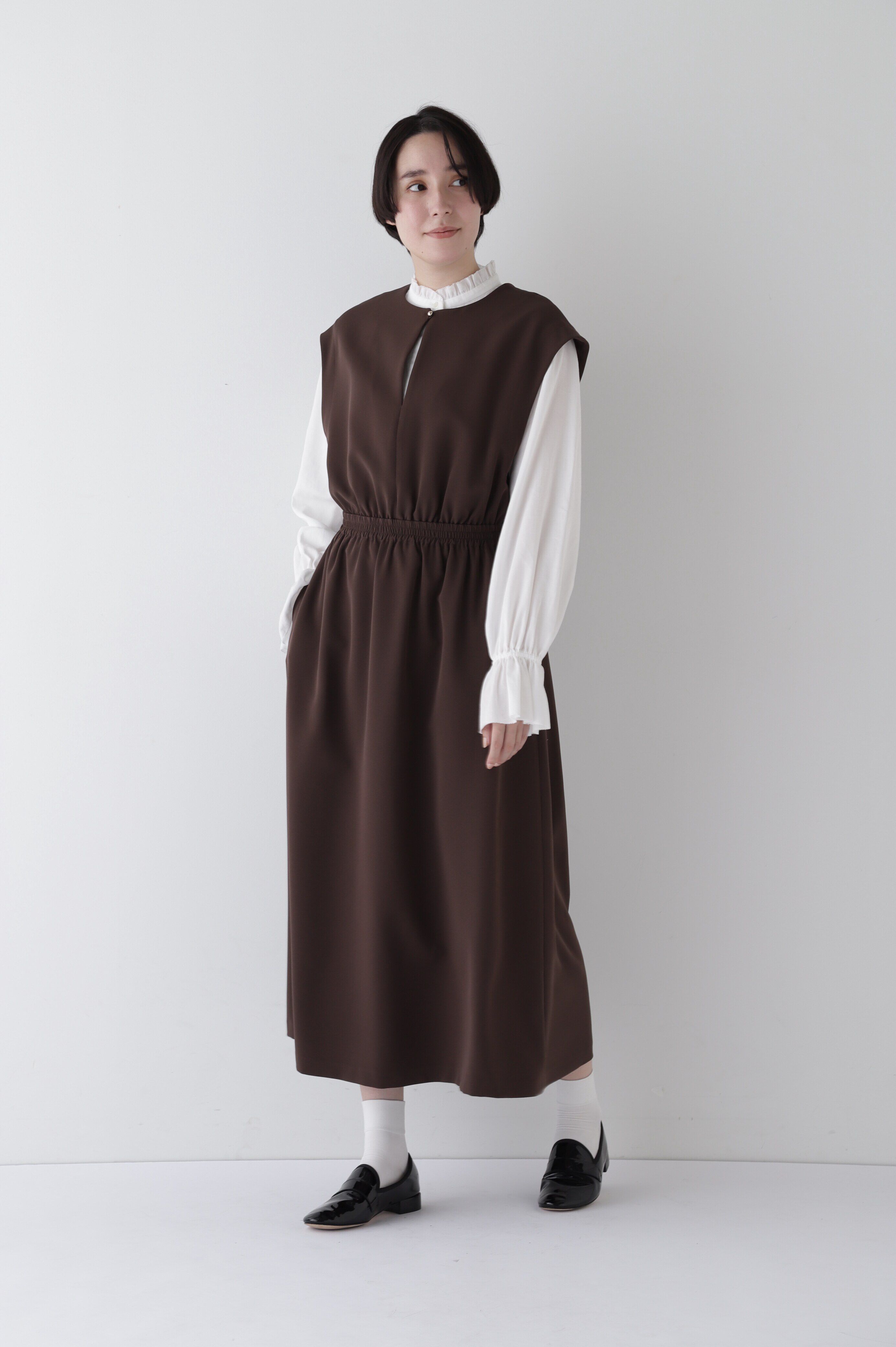  「◆スタンドフリルボリュームブラウス」|シャツ・ブラウス|