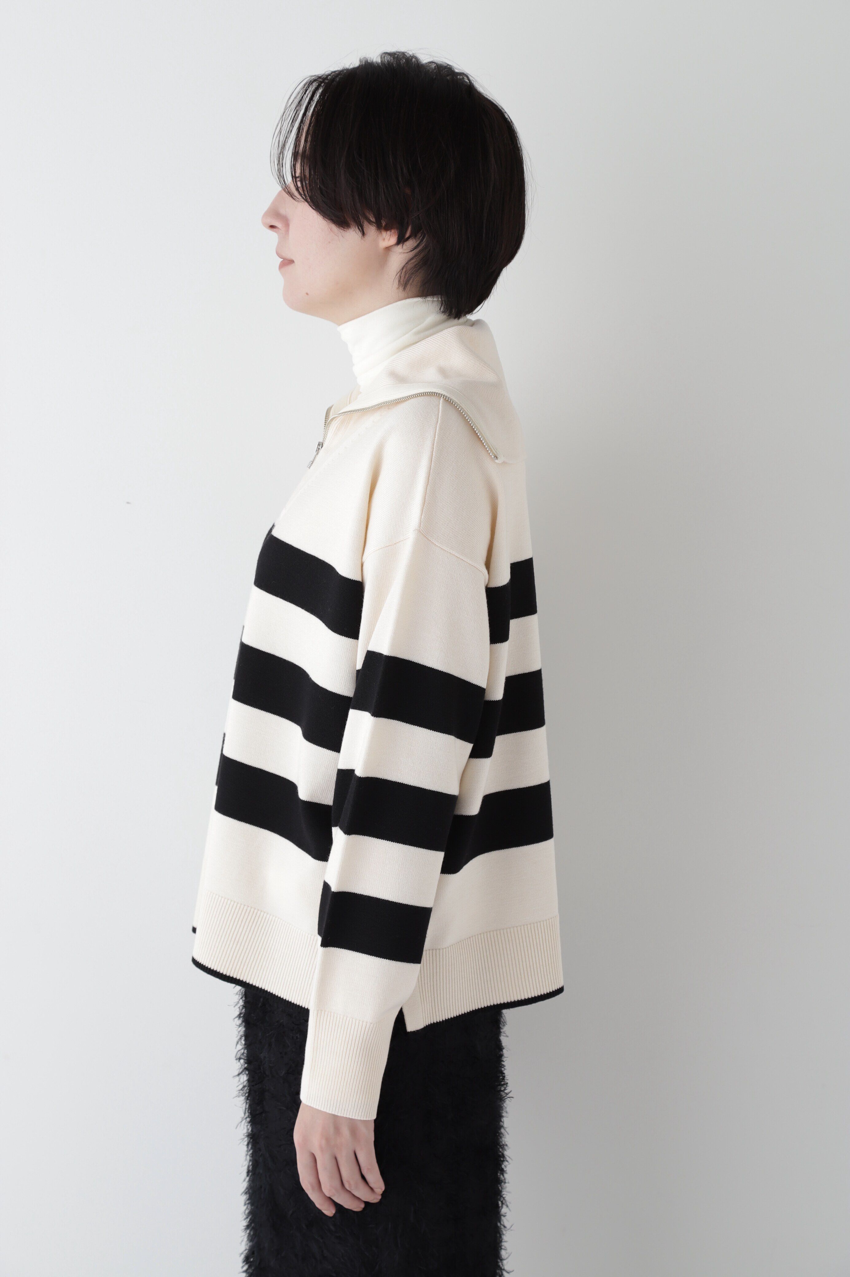  「◆セーラーカラージップアッププルオーバー」|ニット・セーター|