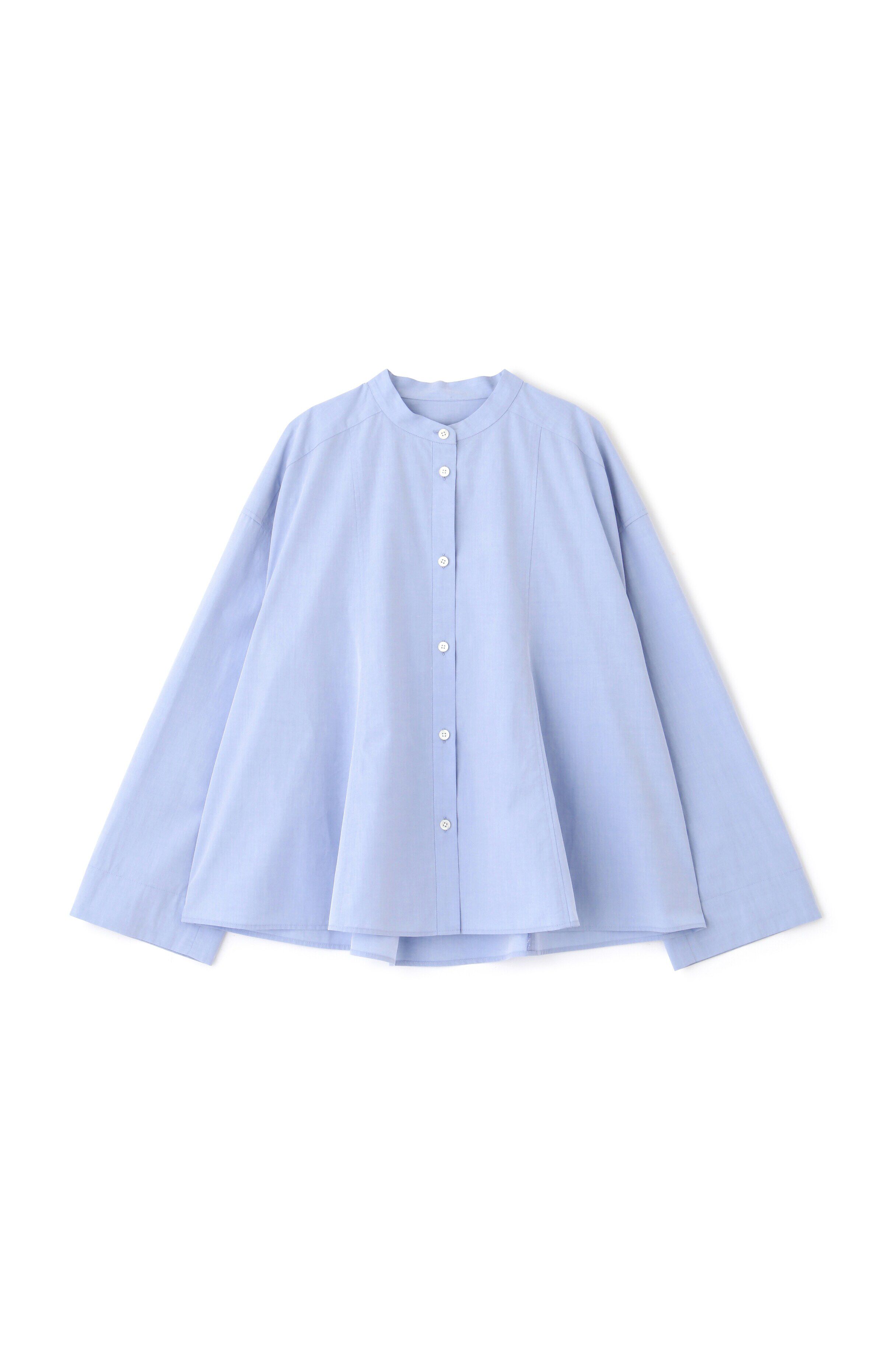  「◆バンドカラーオーバーブラウス」|シャツ・ブラウス|