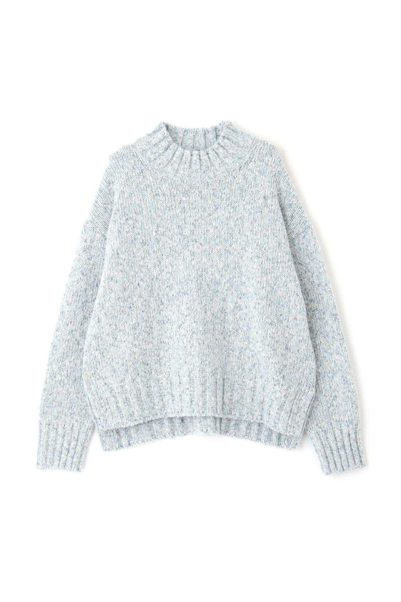  「◆【ウォッシャブル】ＭＩＸヤーンハイネックプルオーバー」|ニット・セーター|