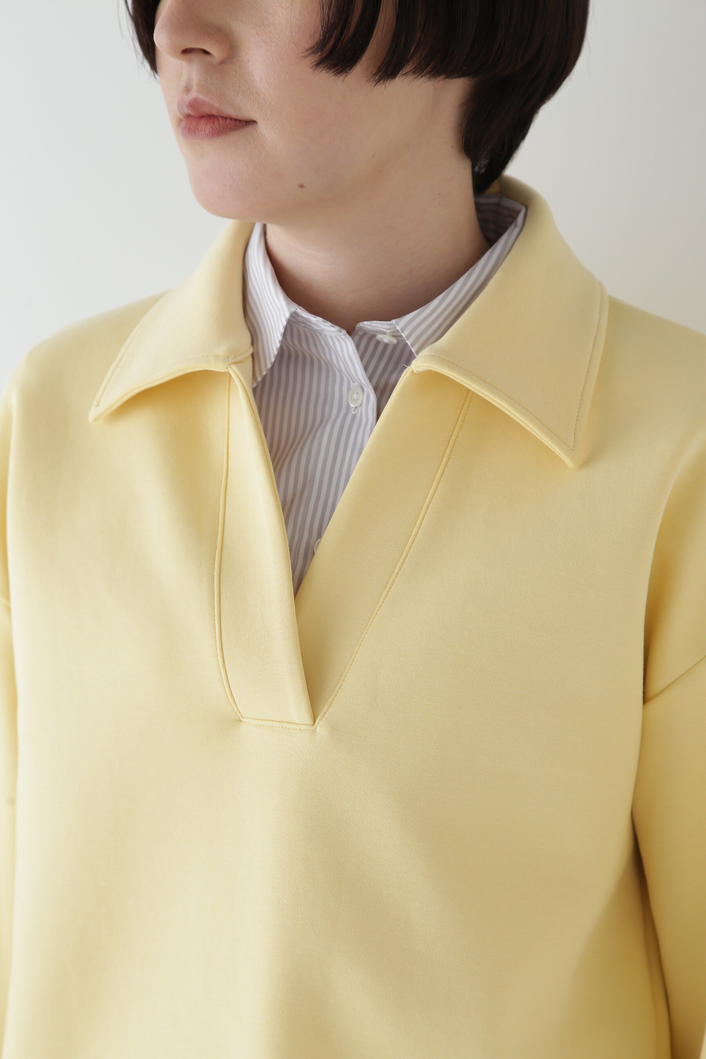  「◆ストレッチダンボールスキッパープルオーバー」|Tシャツ・カットソー|