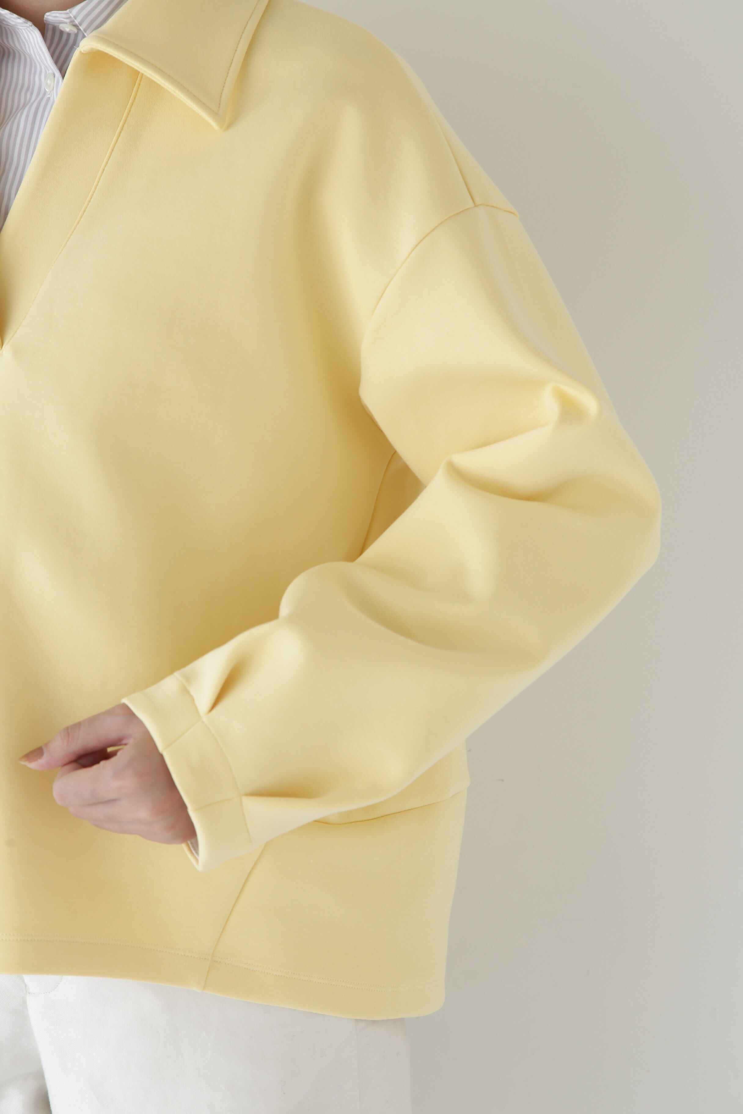  「◆ストレッチダンボールスキッパープルオーバー」|Tシャツ・カットソー|